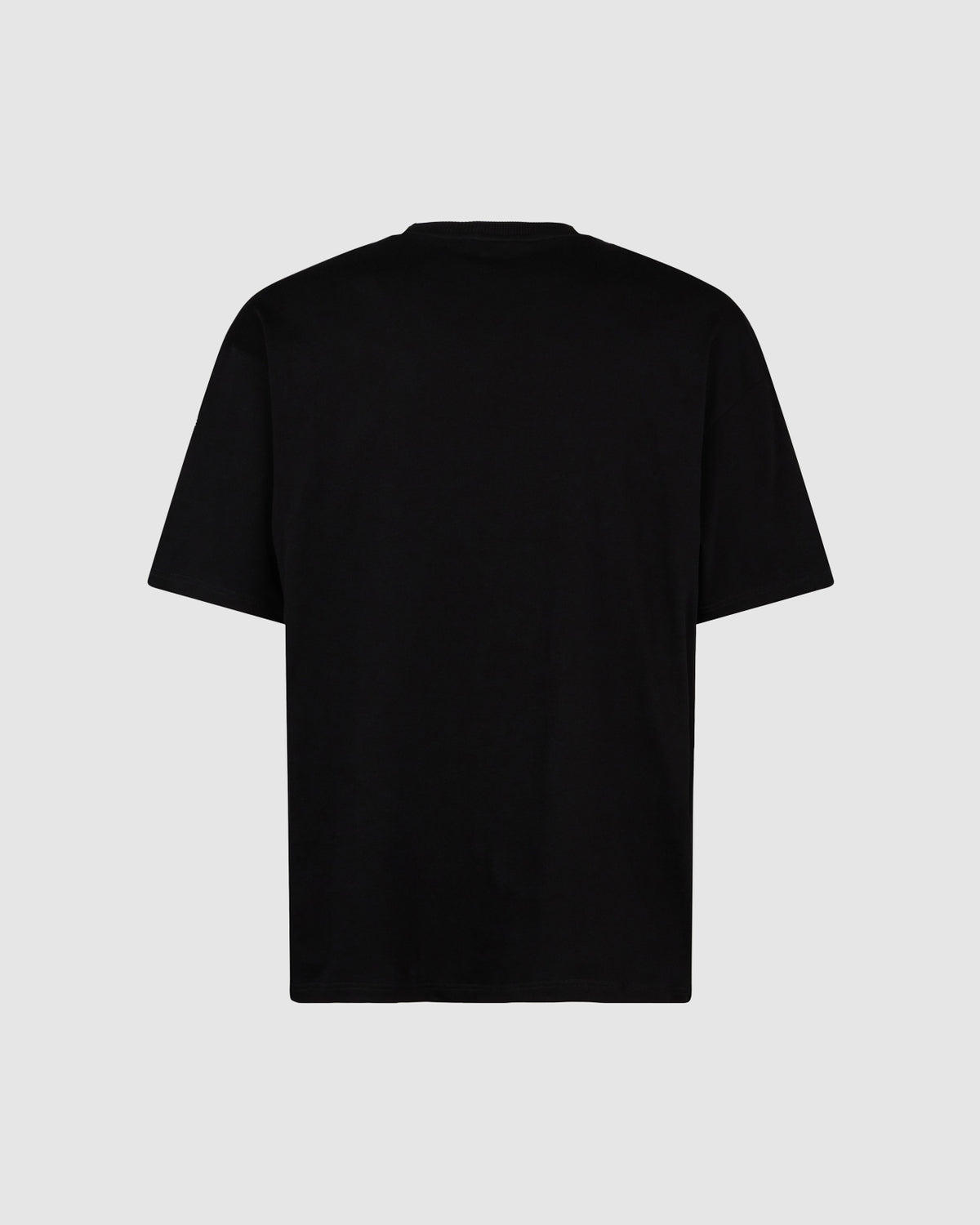 PHOBIA BLACK T-SHIRT WITH RED BONES PRINT