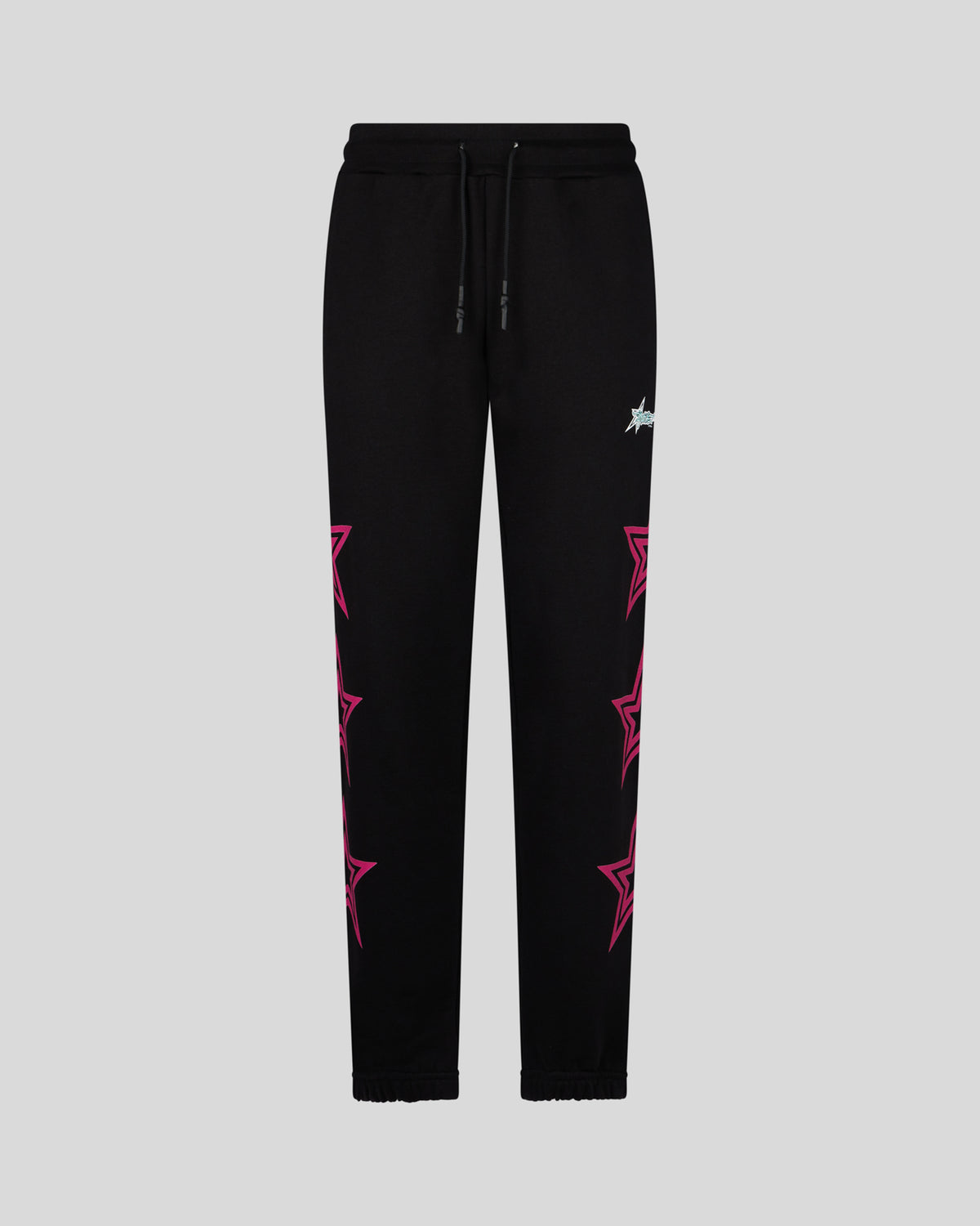PHOBIA BLACK PANT WITH PINK STARS PRINT