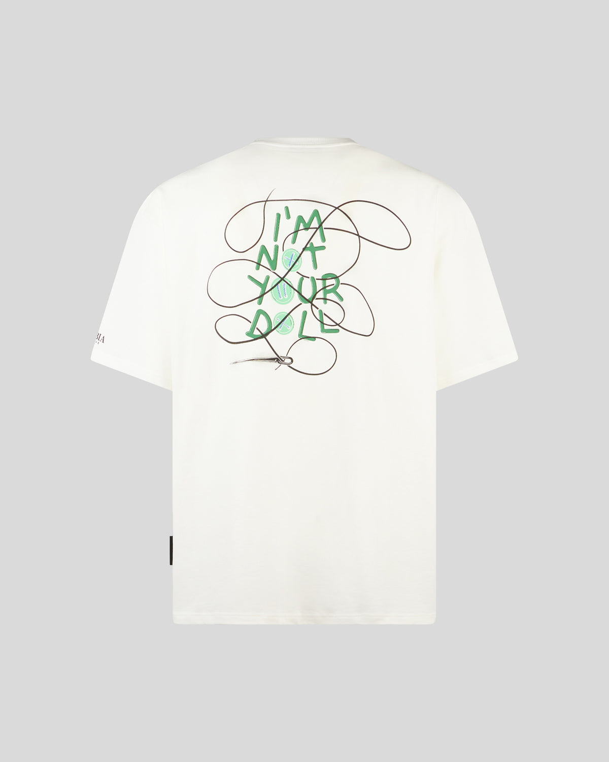 PHOBIA WHITE T-SHIRT WITH TDC HUG PRINT