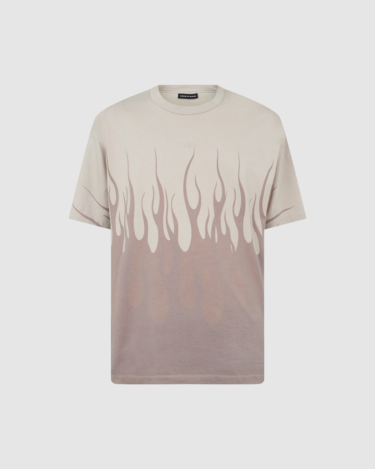 VISION OF SUPER LUNAR T-SHIRT WITH DOUBLE FLAMES