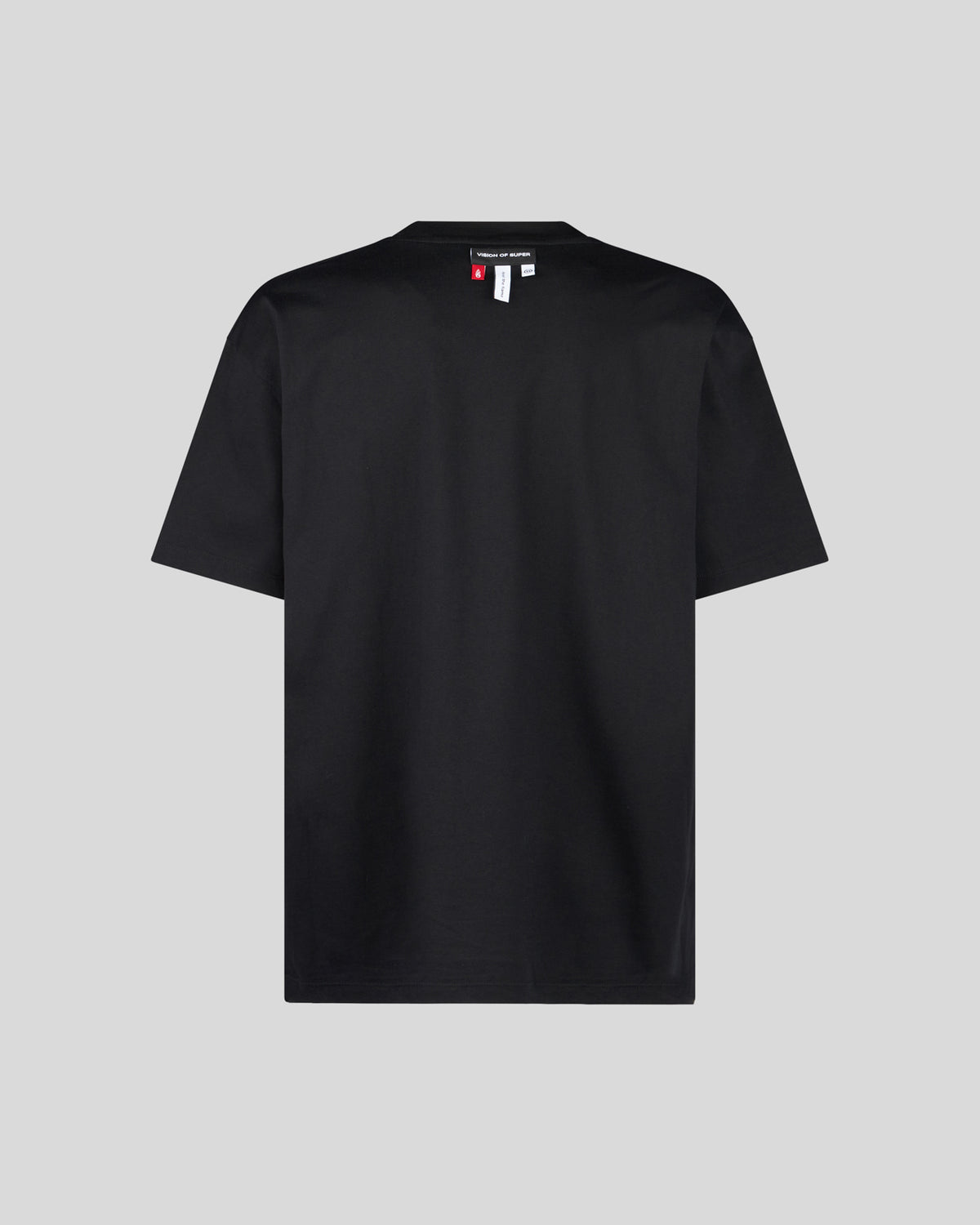 VISION OF SUPER BLACK TSHIRT WITH ROCK TIGER PRINT