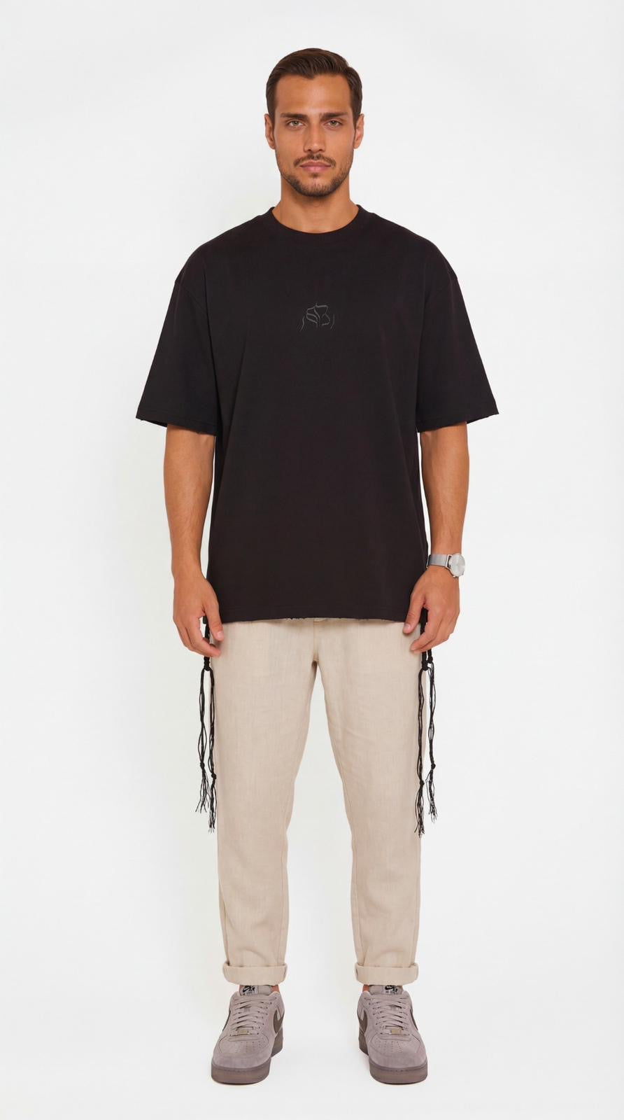 613 - Oversized T-Shirt with Tzitzit