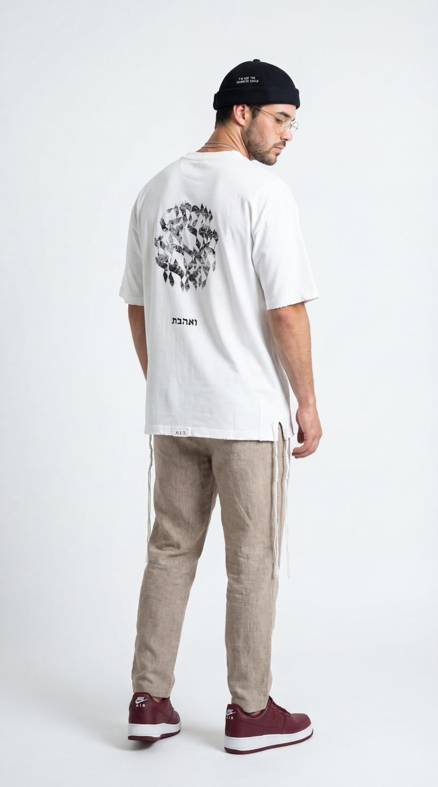 613 - Oversized T-Shirt with Tzitzit