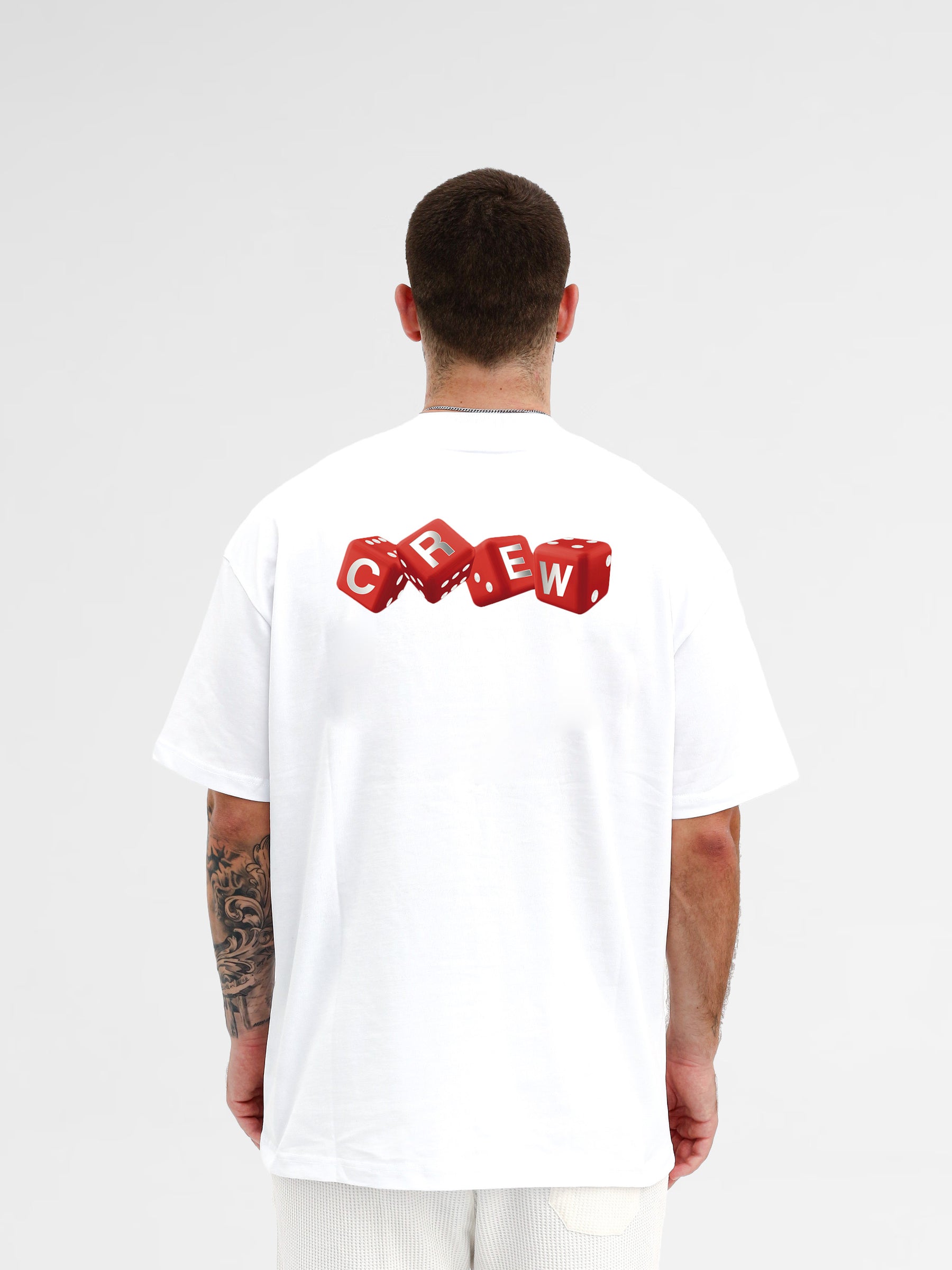CREW Milano Oversize T-Shirt Logo Print