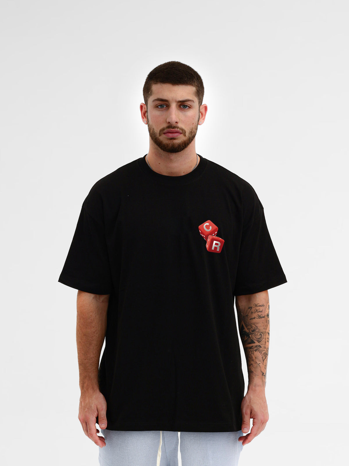 CREW Milano Oversize T-Shirt Logo Print