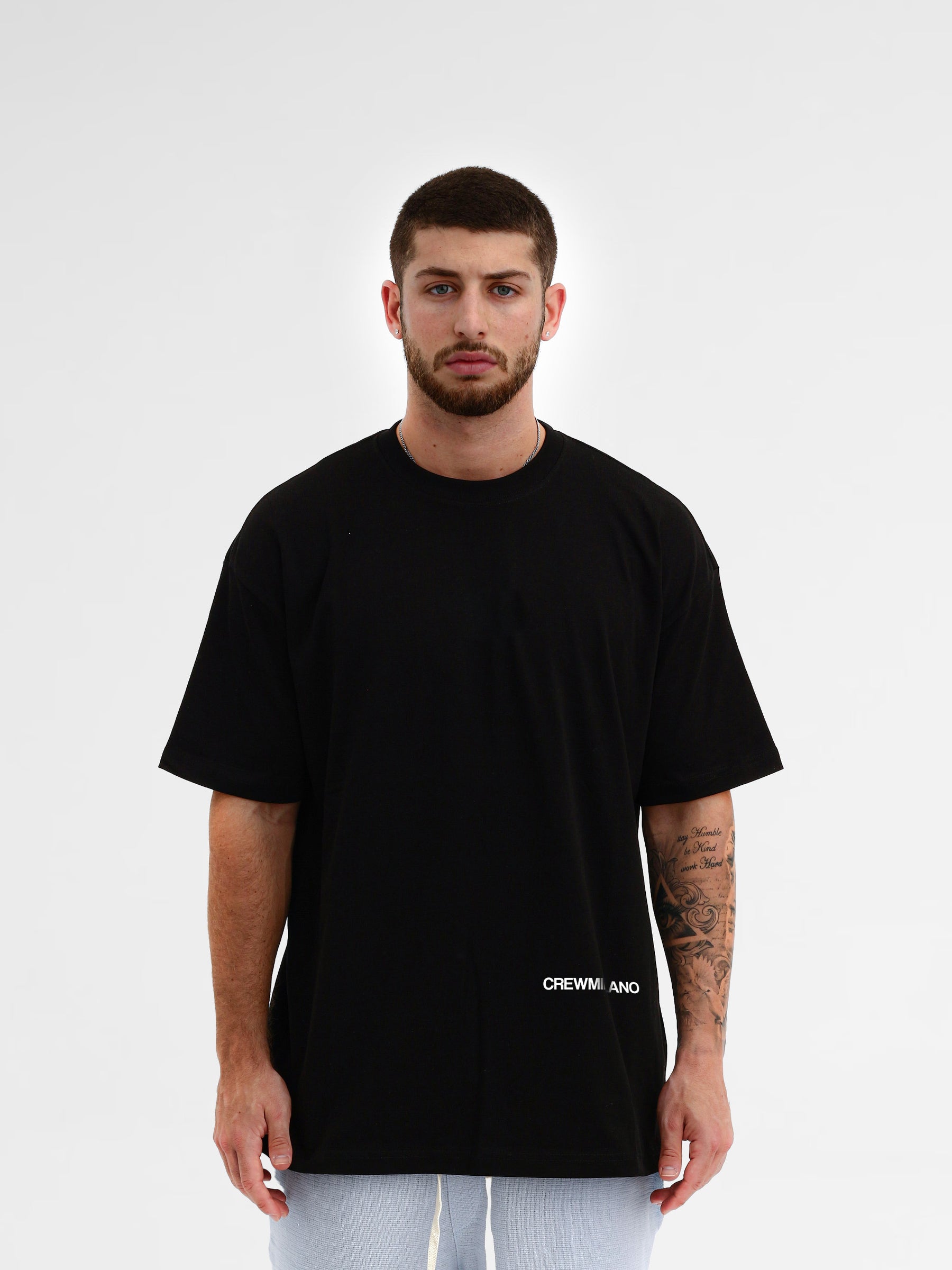 CREW Milano Oversize T-Shirt Logo Print