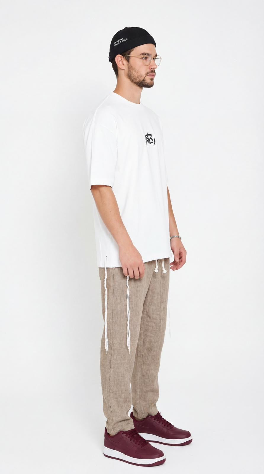 613 - Oversized T-Shirt with Tzitzit