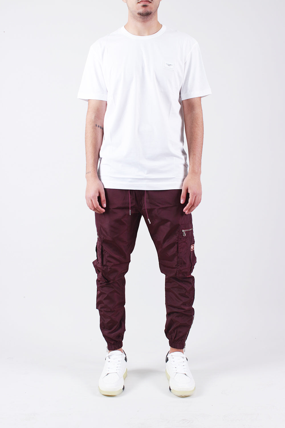 CREW Duo Premium Pockets Cargo Pants Bordo