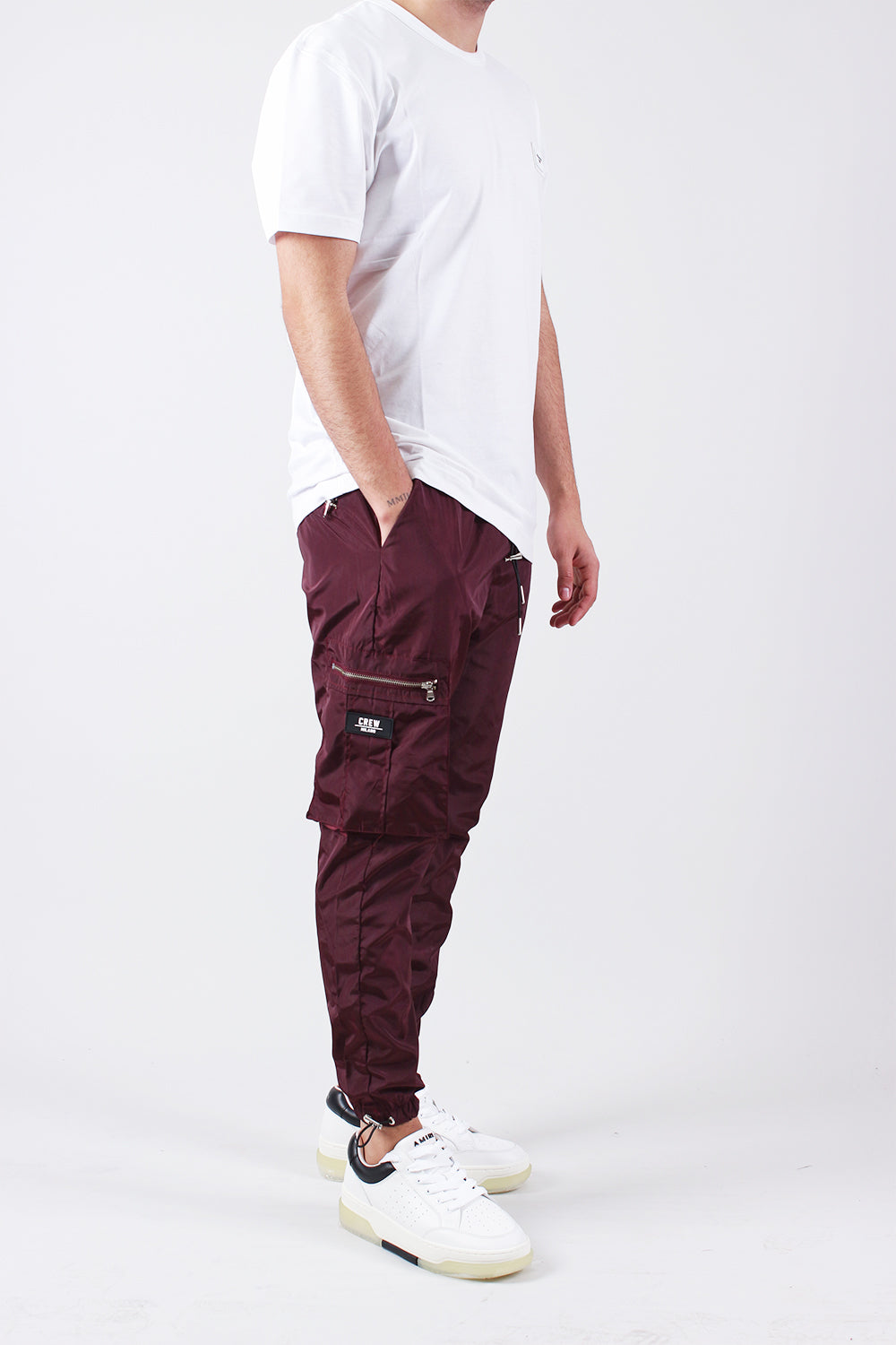 CREW Premium Cargo Pants Bordo