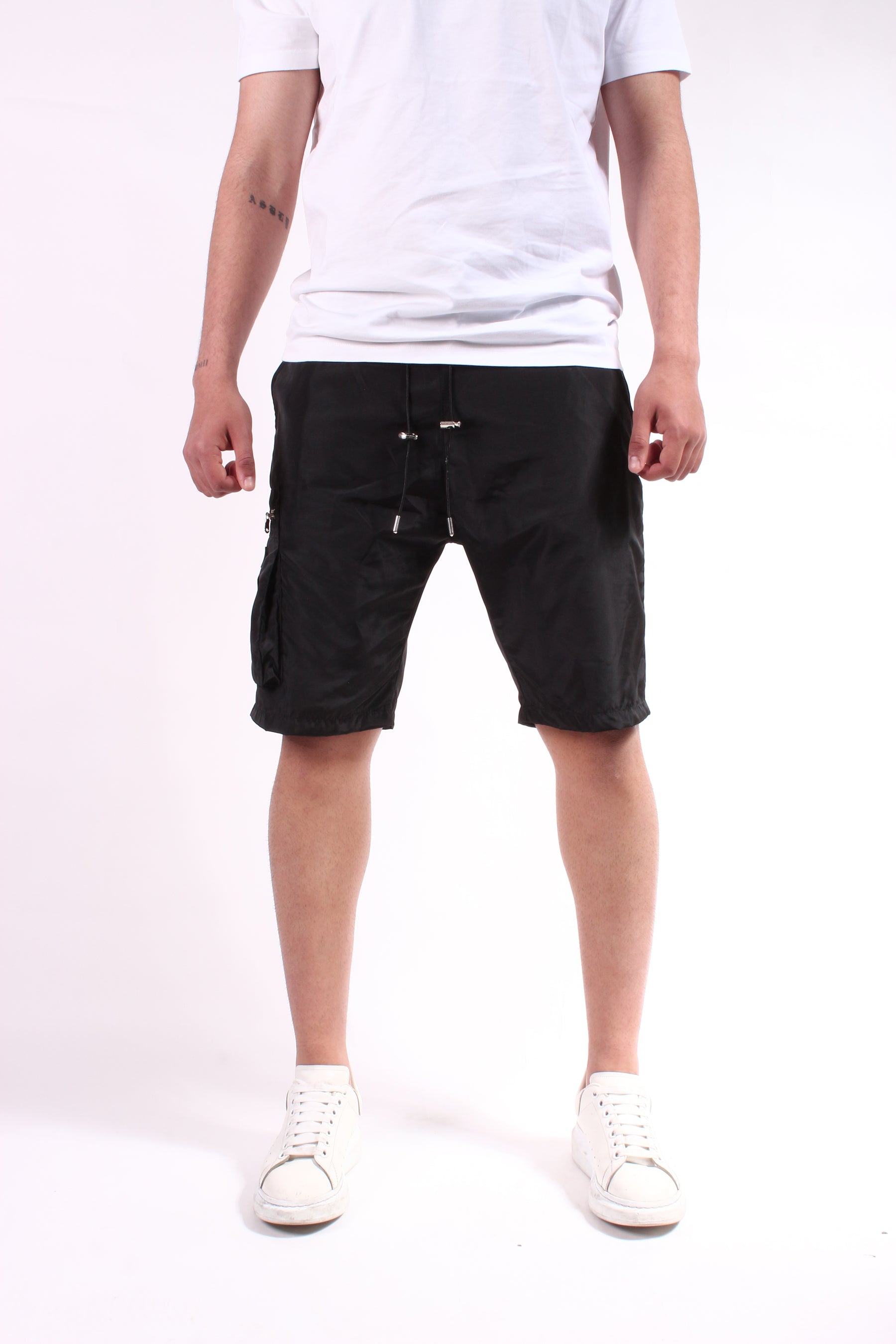 CREW Short Premium Cargo Pants Black