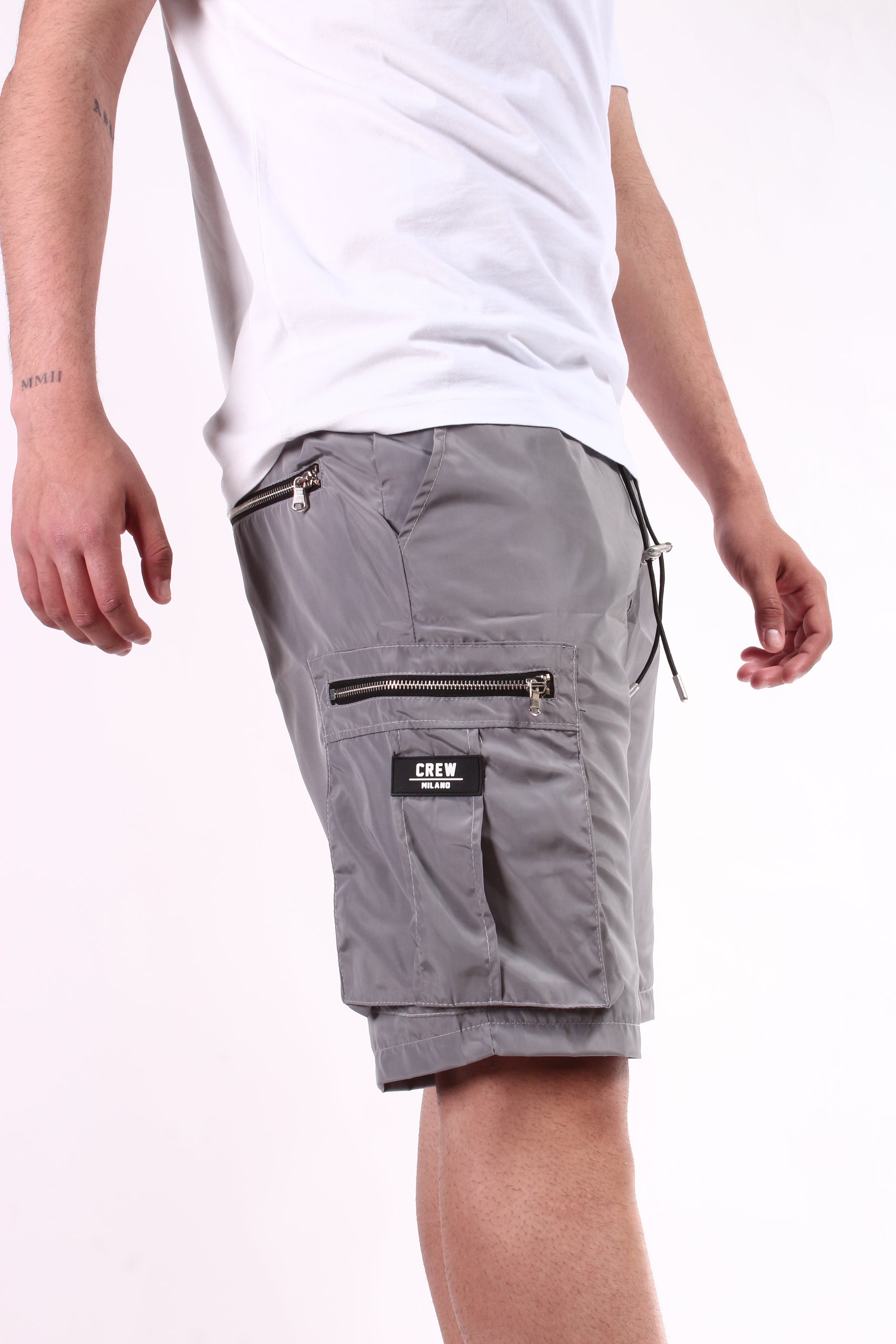 CREW Short Premium Cargo Pants Grey