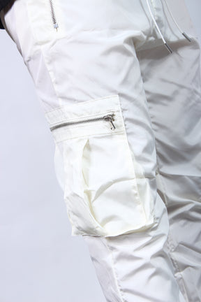 CREW Duo Premium Pockets Cargo Pants White Banana