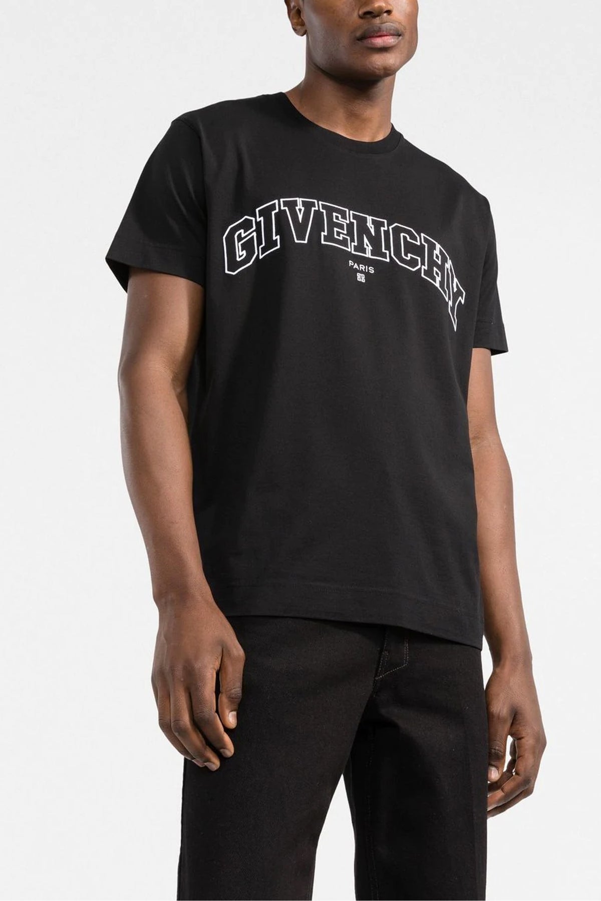 Givenchy College logo-embroidered T-shirt
