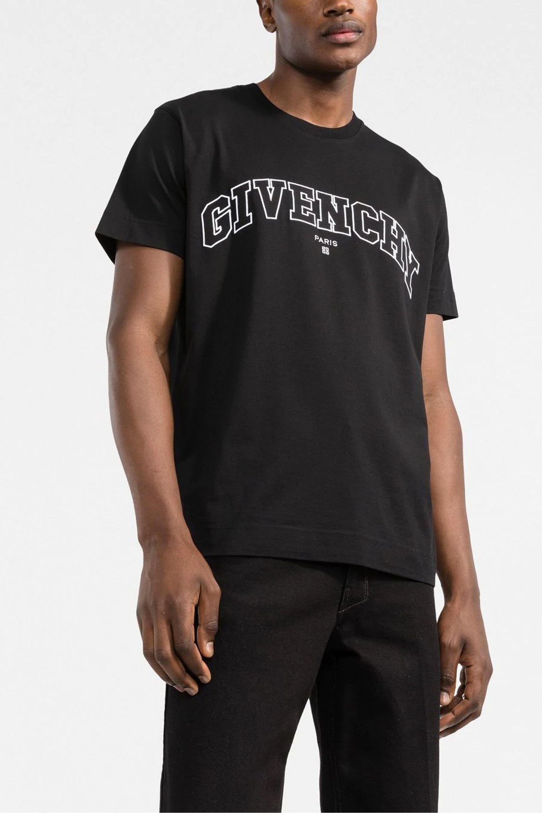 Givenchy College logo-embroidered T-shirt