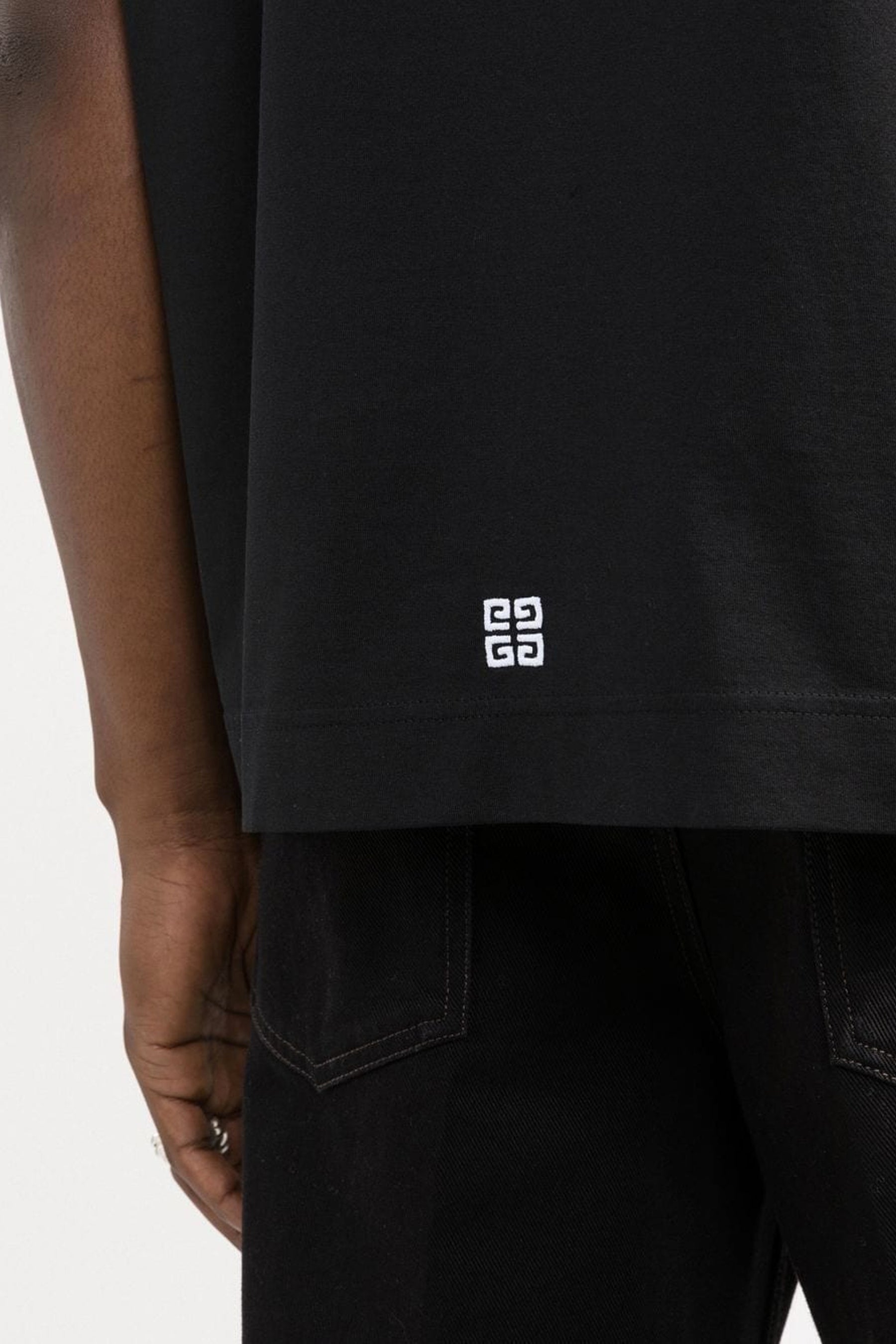 Givenchy College logo-embroidered T-shirt