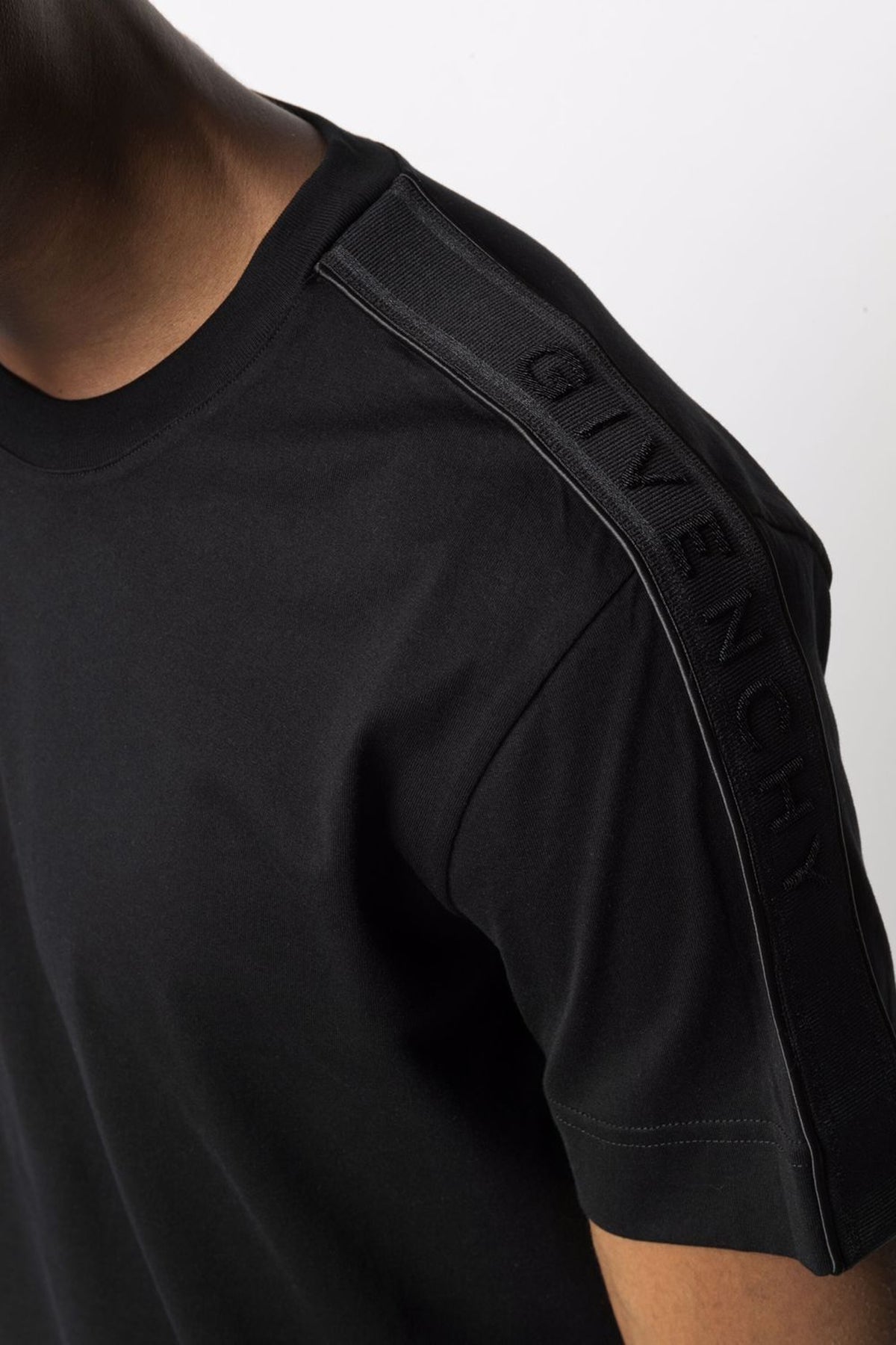 Givenchy logo-tape detail short-sleeve T-shirt
