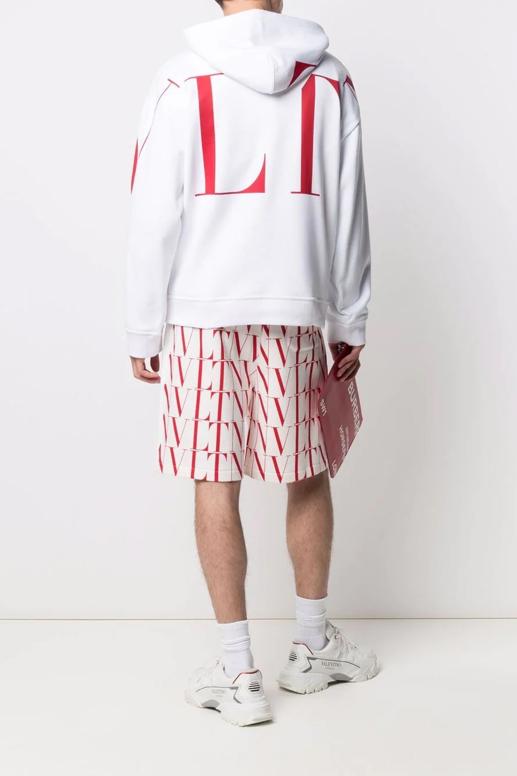 Valentino rear logo-print hoodie