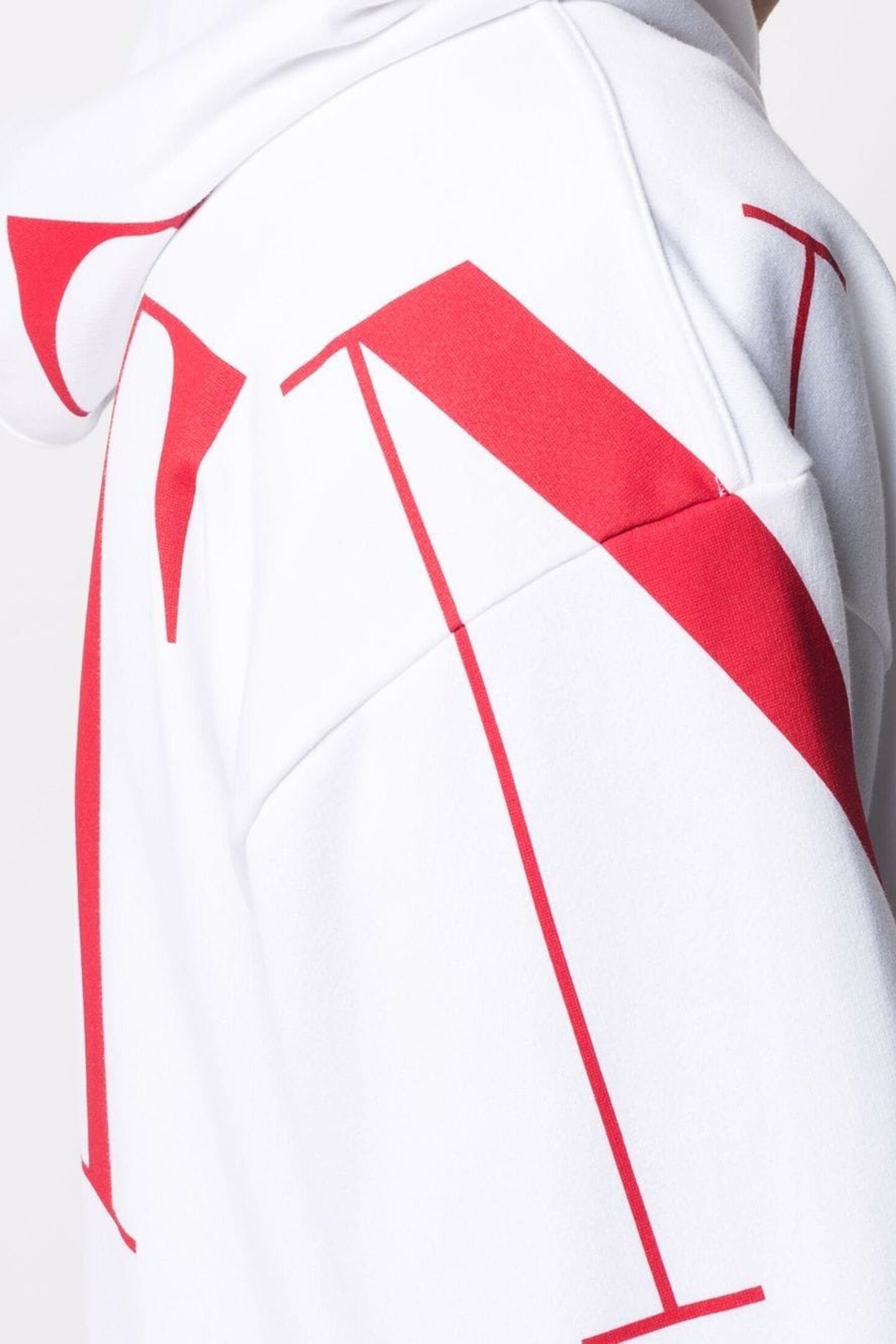 Valentino rear logo-print hoodie