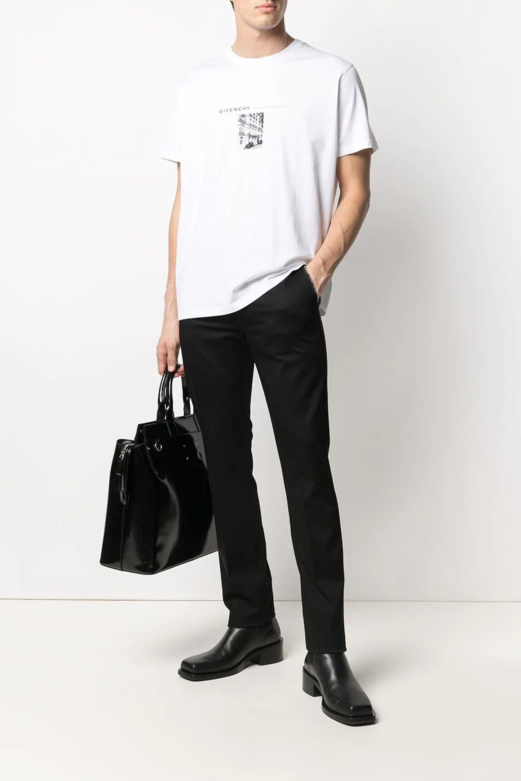 Givenchy White Graphic Print T-Shirt
