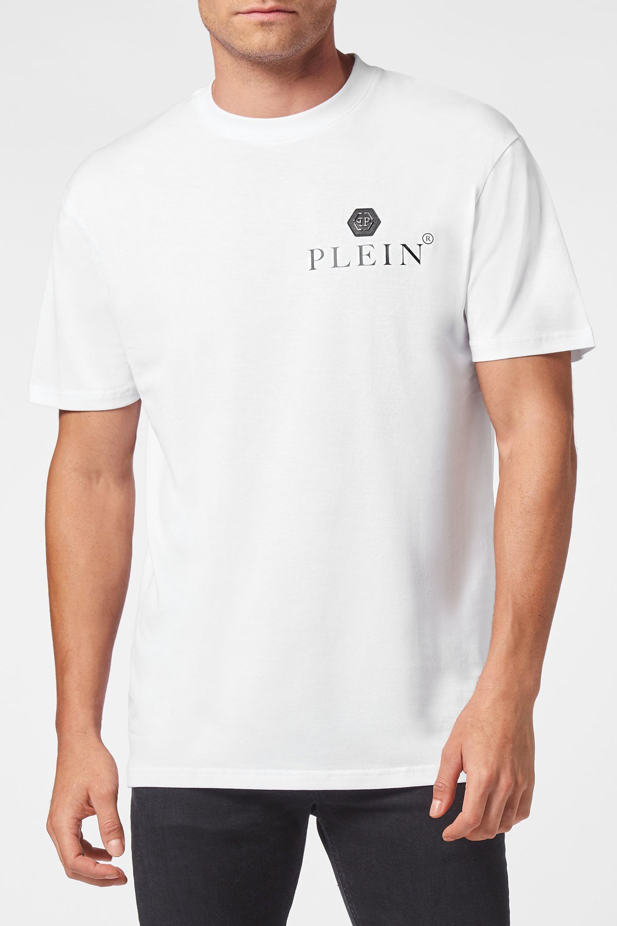 Philipp Plein T-SHIRT ROUND NECK SS HEXAGON