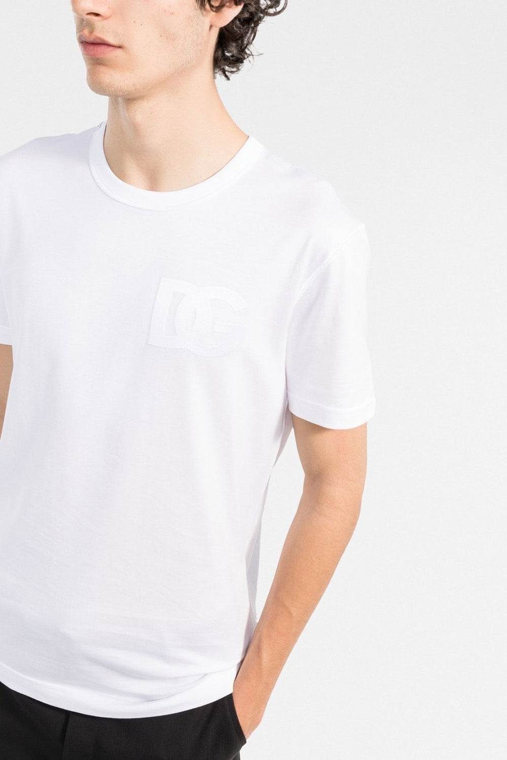 Dolce & Gabbana logo-patch short-sleeve T-shirt