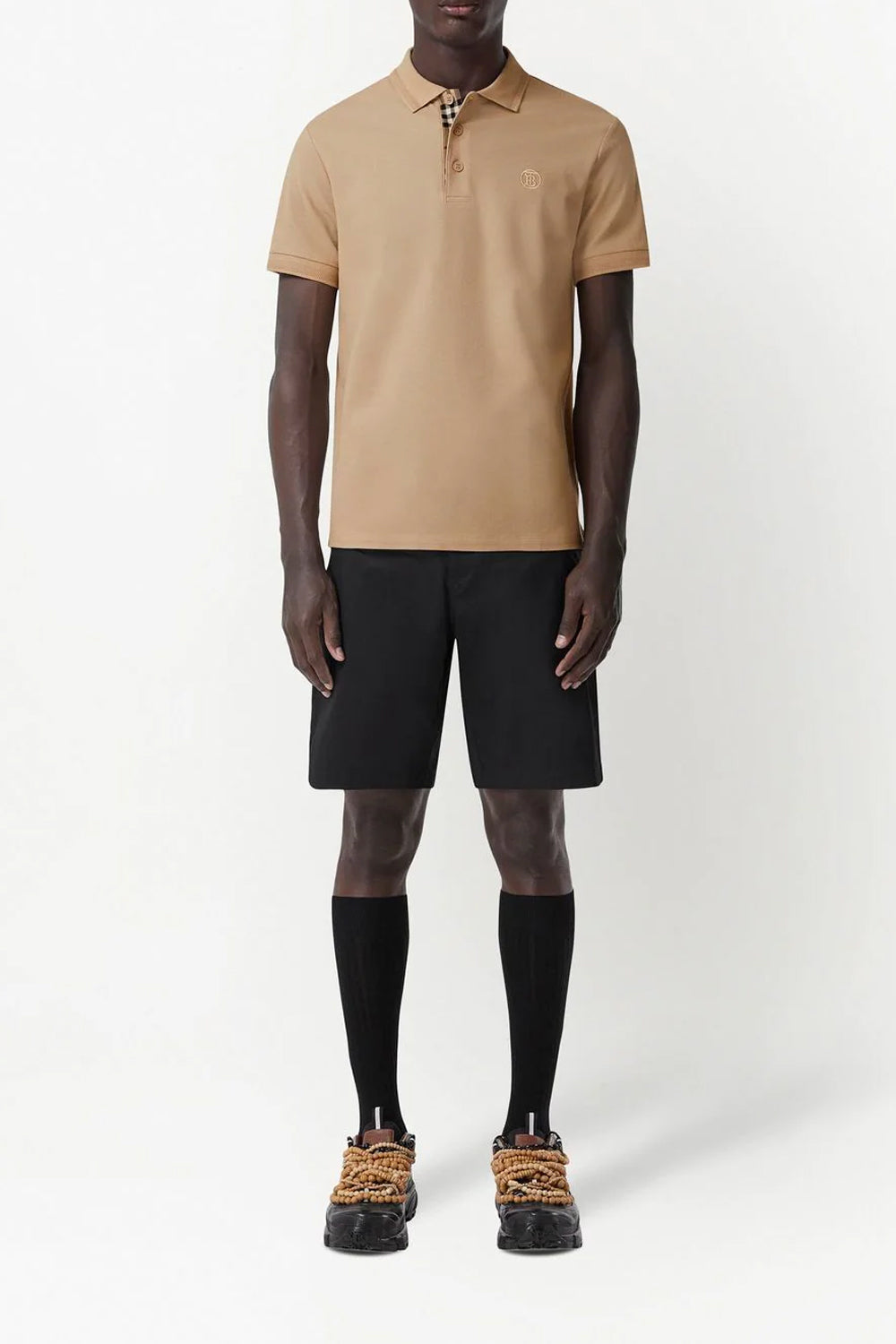 Burberry Monogram motif cotton-piqué polo shirt