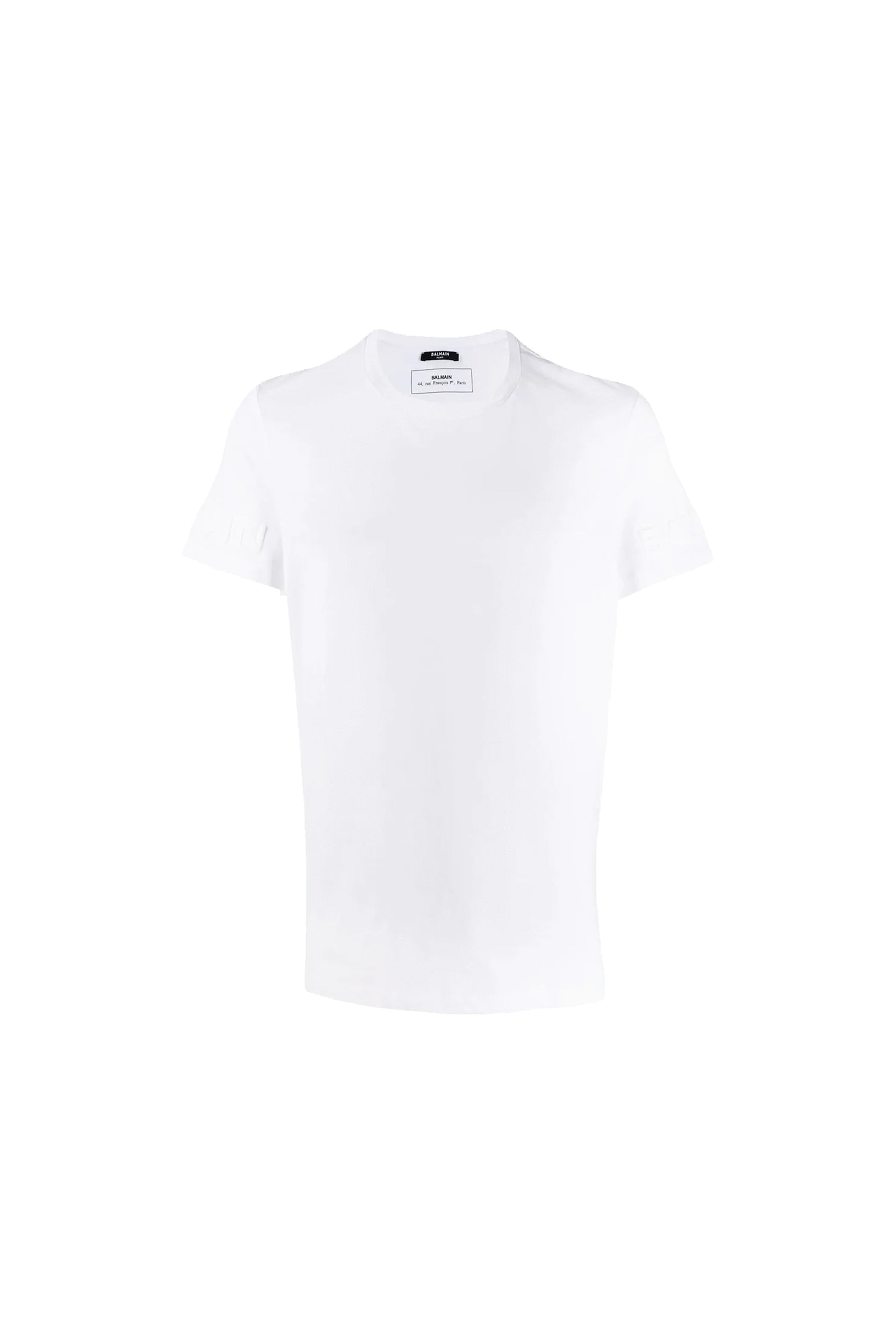 Balmain White Logo T-Shirt