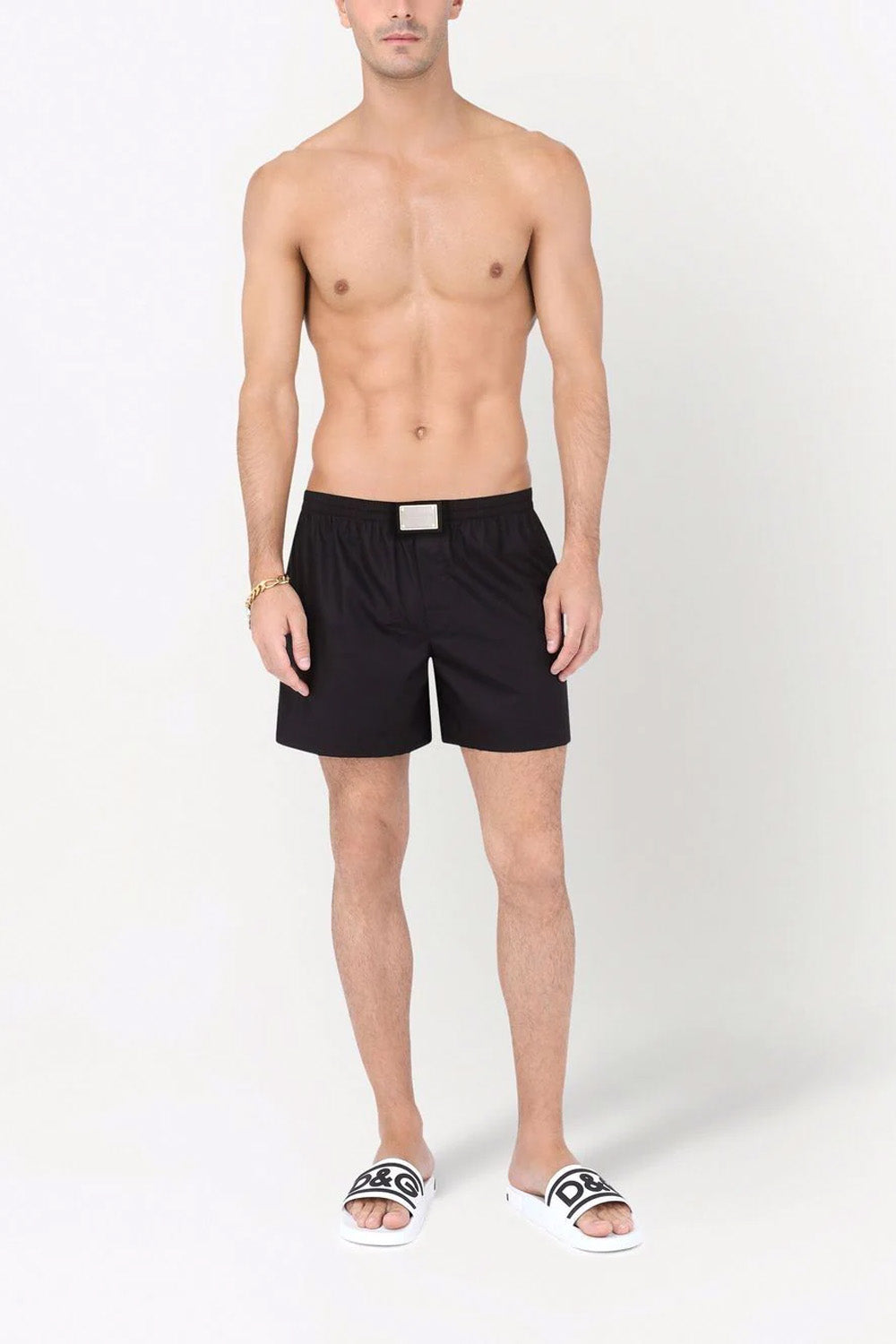 Dolce & Gabbana logo plaque swim boxer shorts