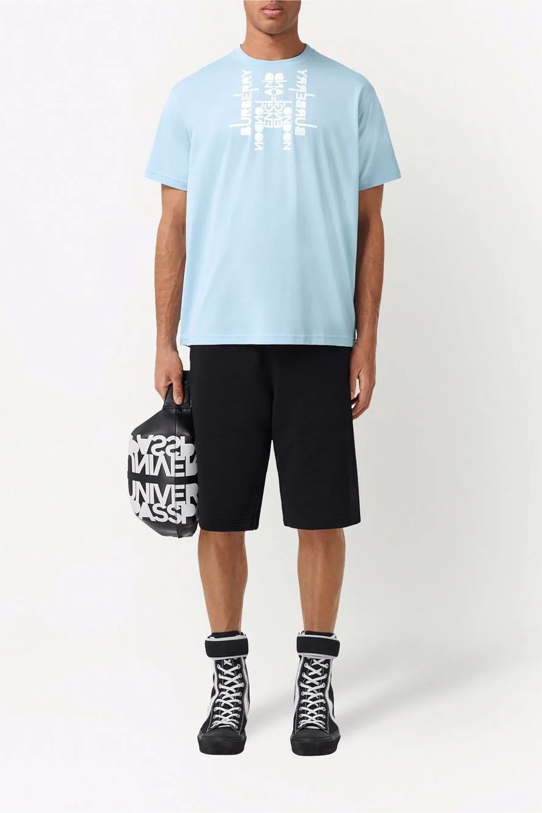 Burberry graphic-logo cotton T-shirt