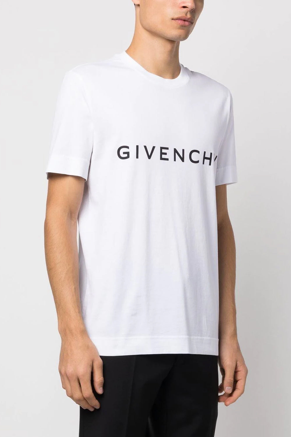Givenchy logo-print short-sleeve T-shirt white