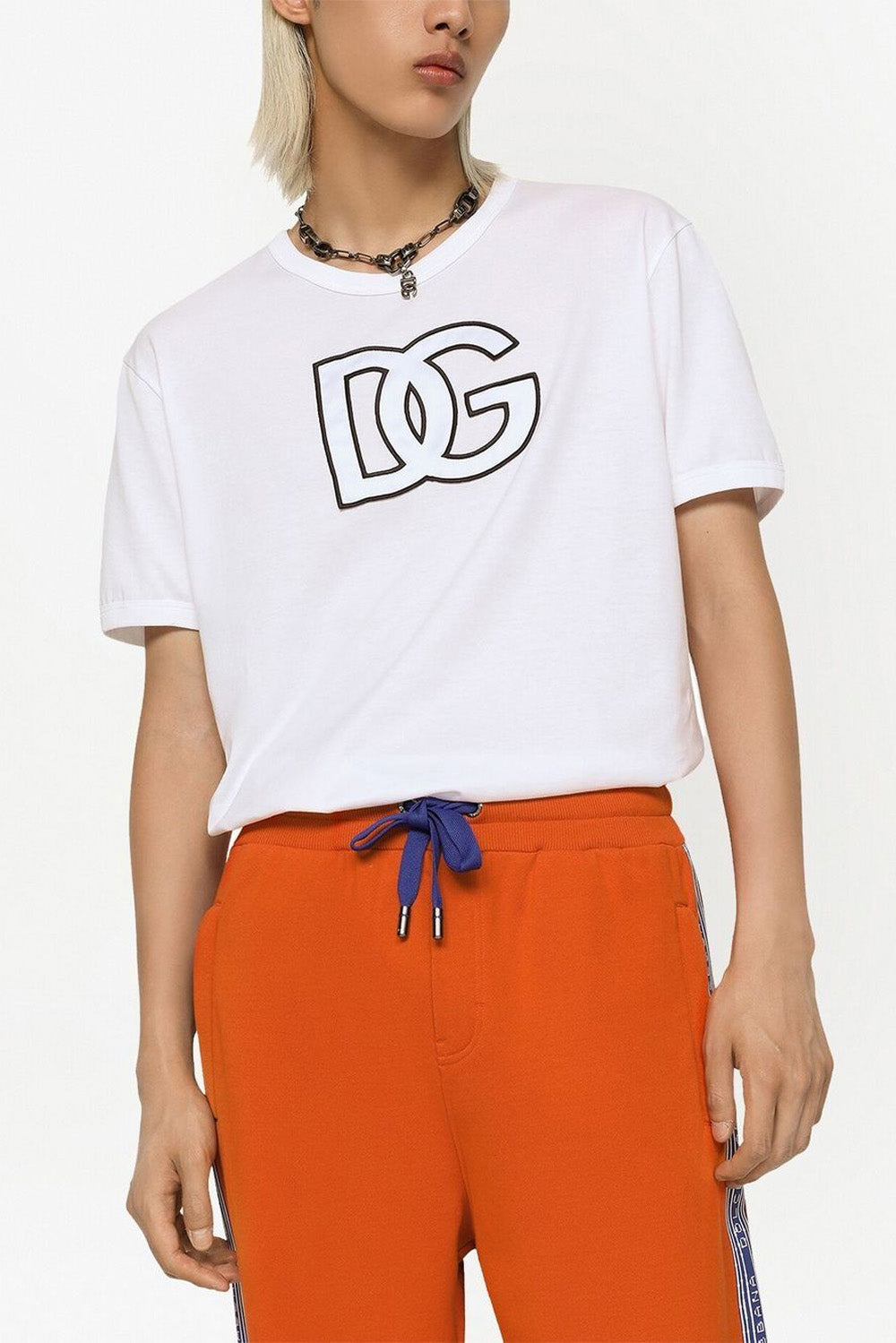 Dolce & Gabbana logo-monogram-print T-shirt