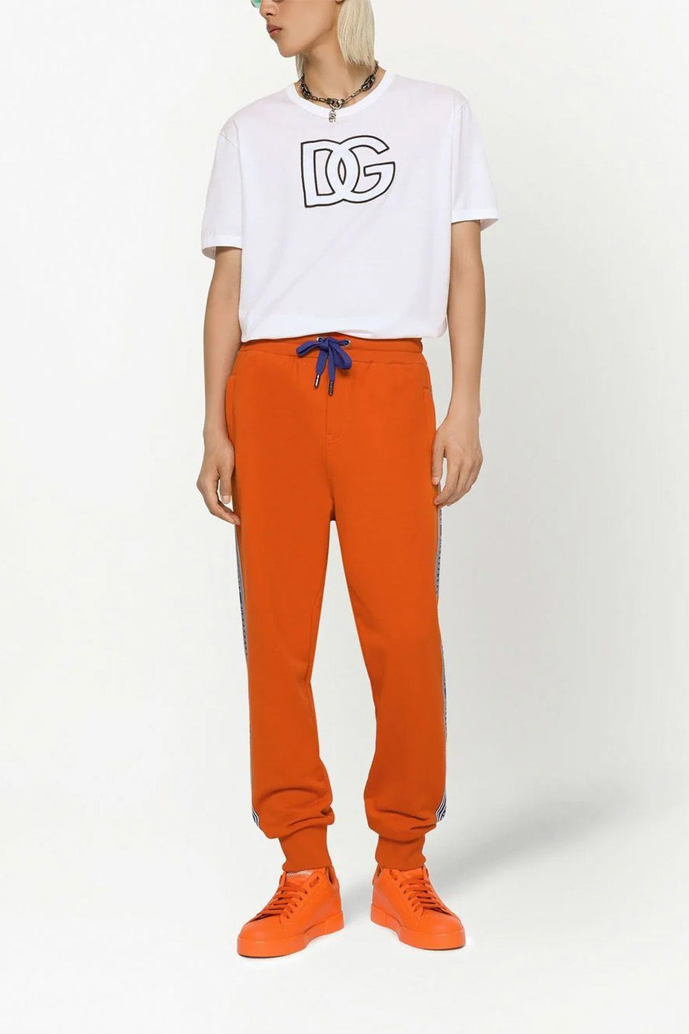 Dolce & Gabbana logo-monogram-print T-shirt