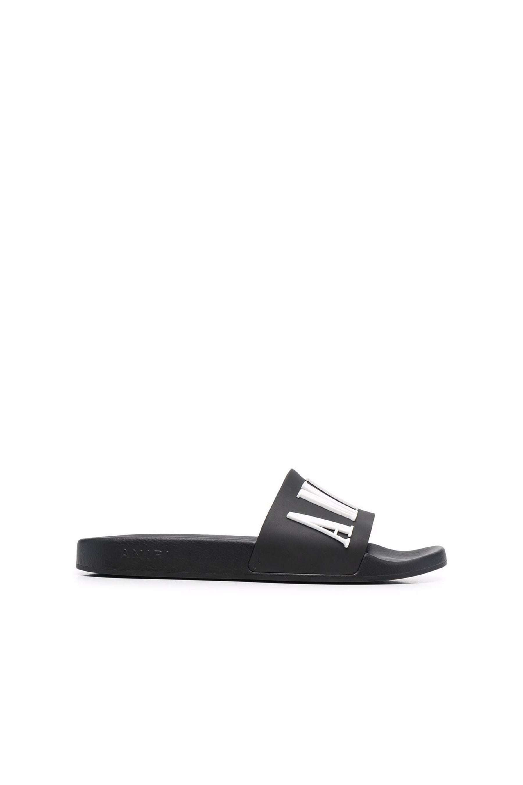 Amiri debossed logo slides