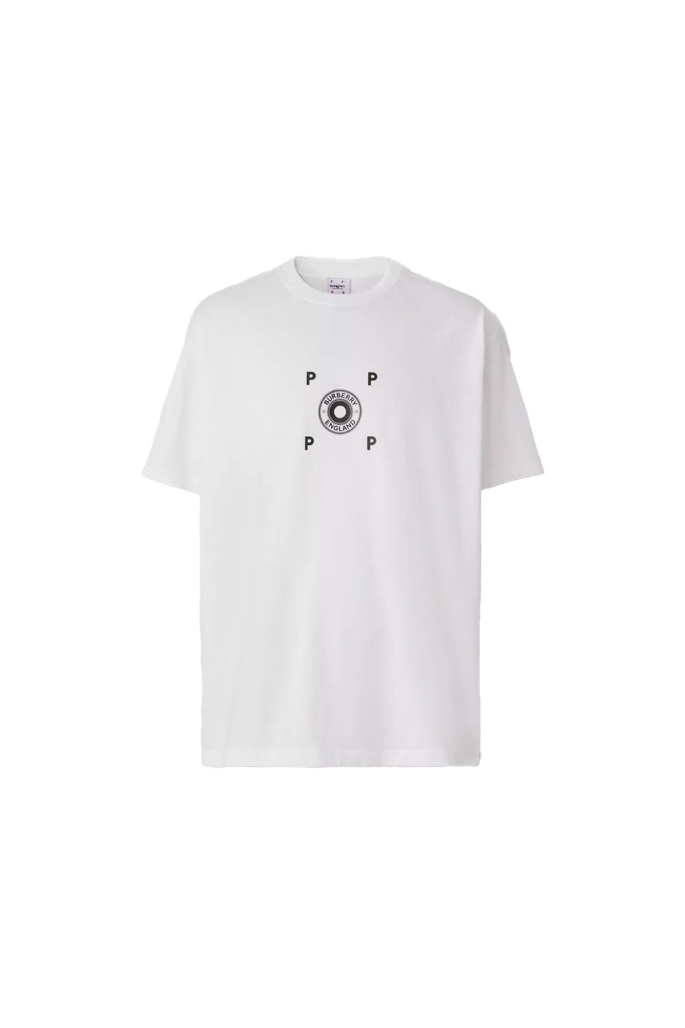 Burberry Logo Graphic Cotton T Shirt