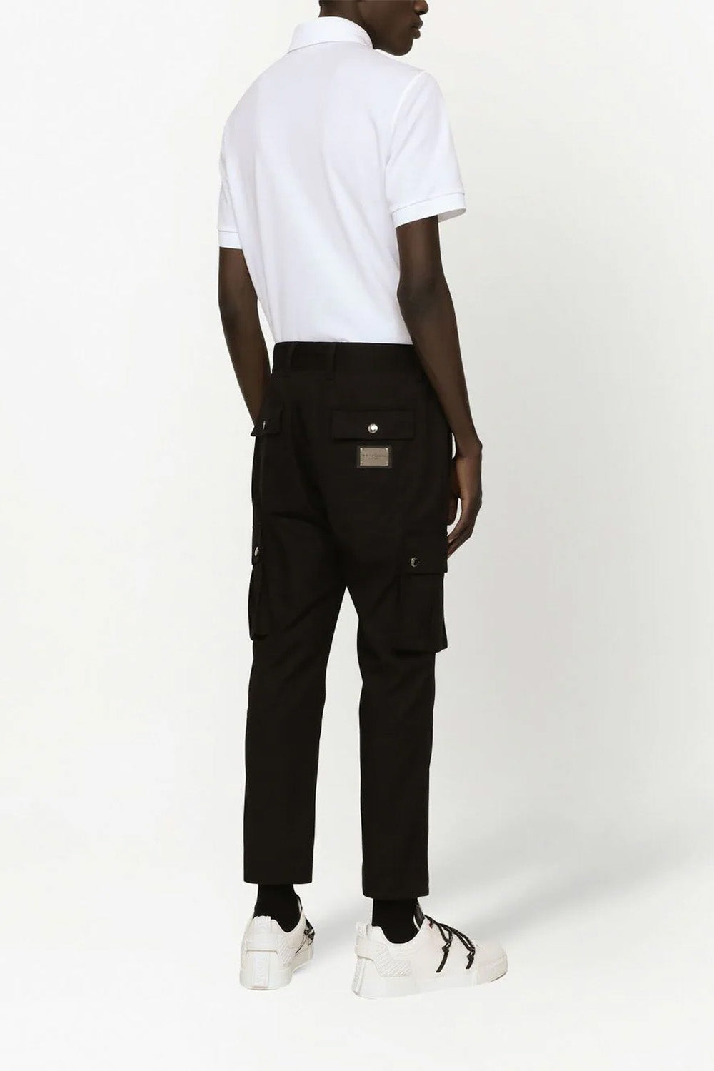 Dolce & Gabbana DG Essentials cotton piqué polo shirt