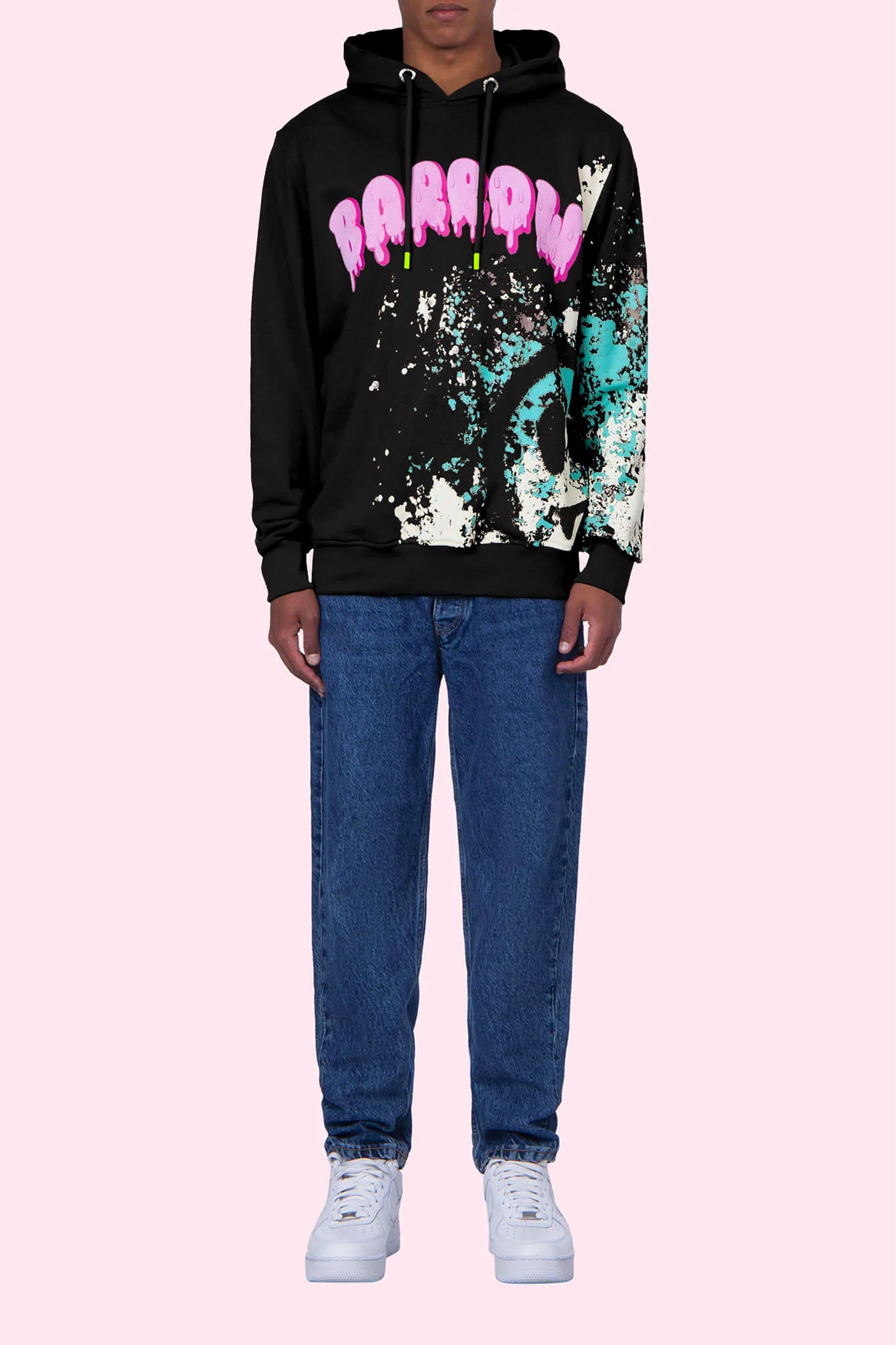 BARROW logo print hoodie