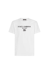 Dolce & Gabbana DG logo print white T-shirt