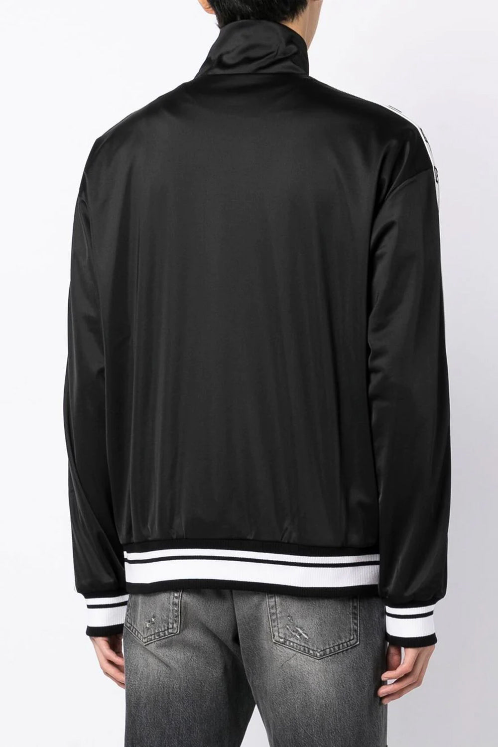 Dolce & Gabbana logo panel bomber jacket