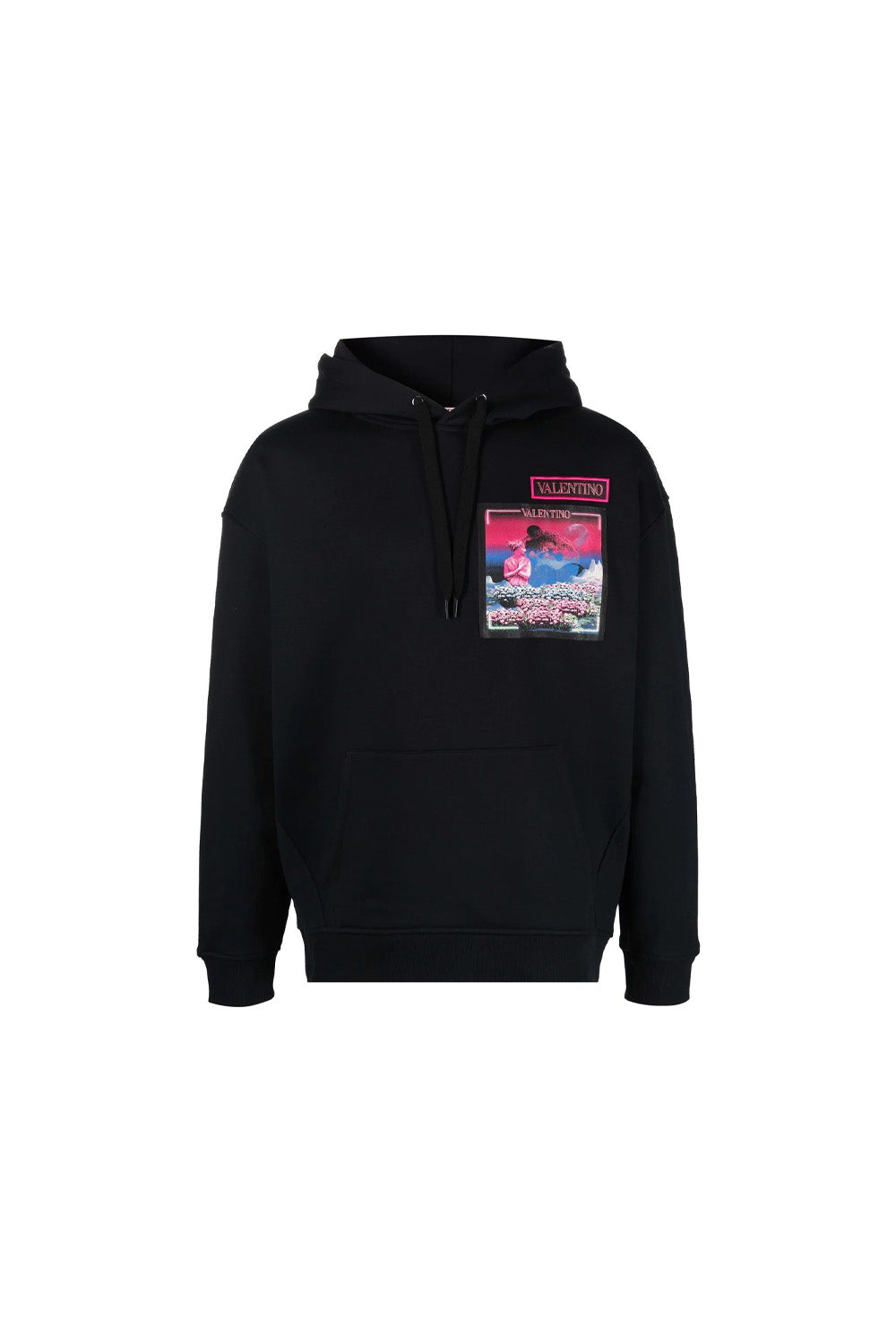 Valentino Water Sky patch hoodie