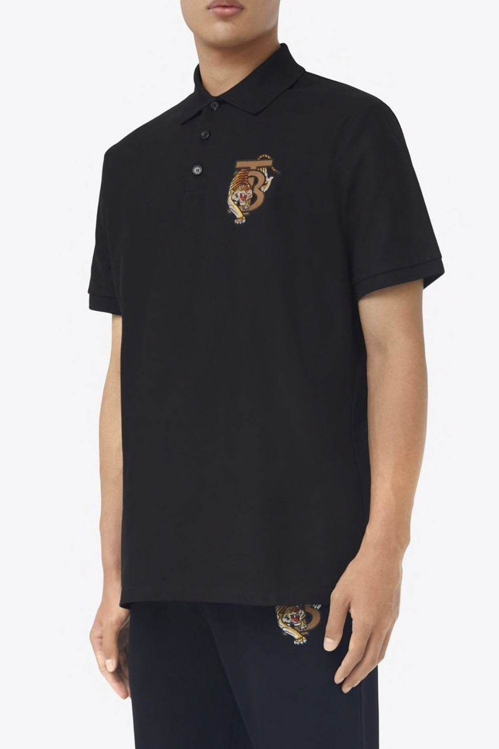 Burberry polo t-shirt logo monogram