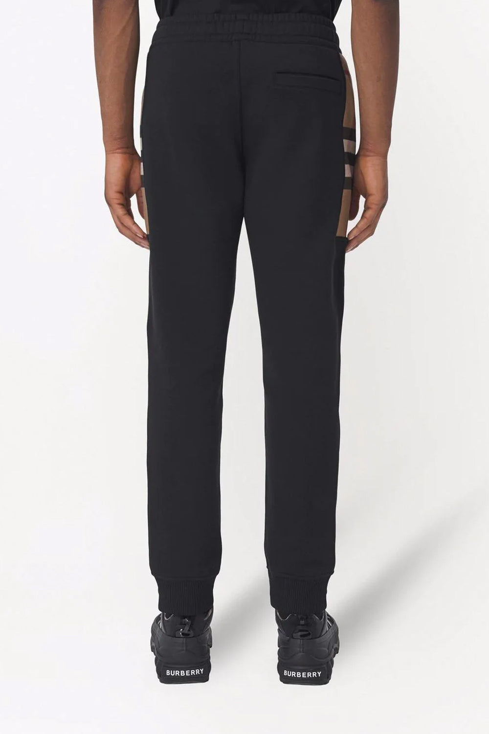 Burberry check-pattern track pants