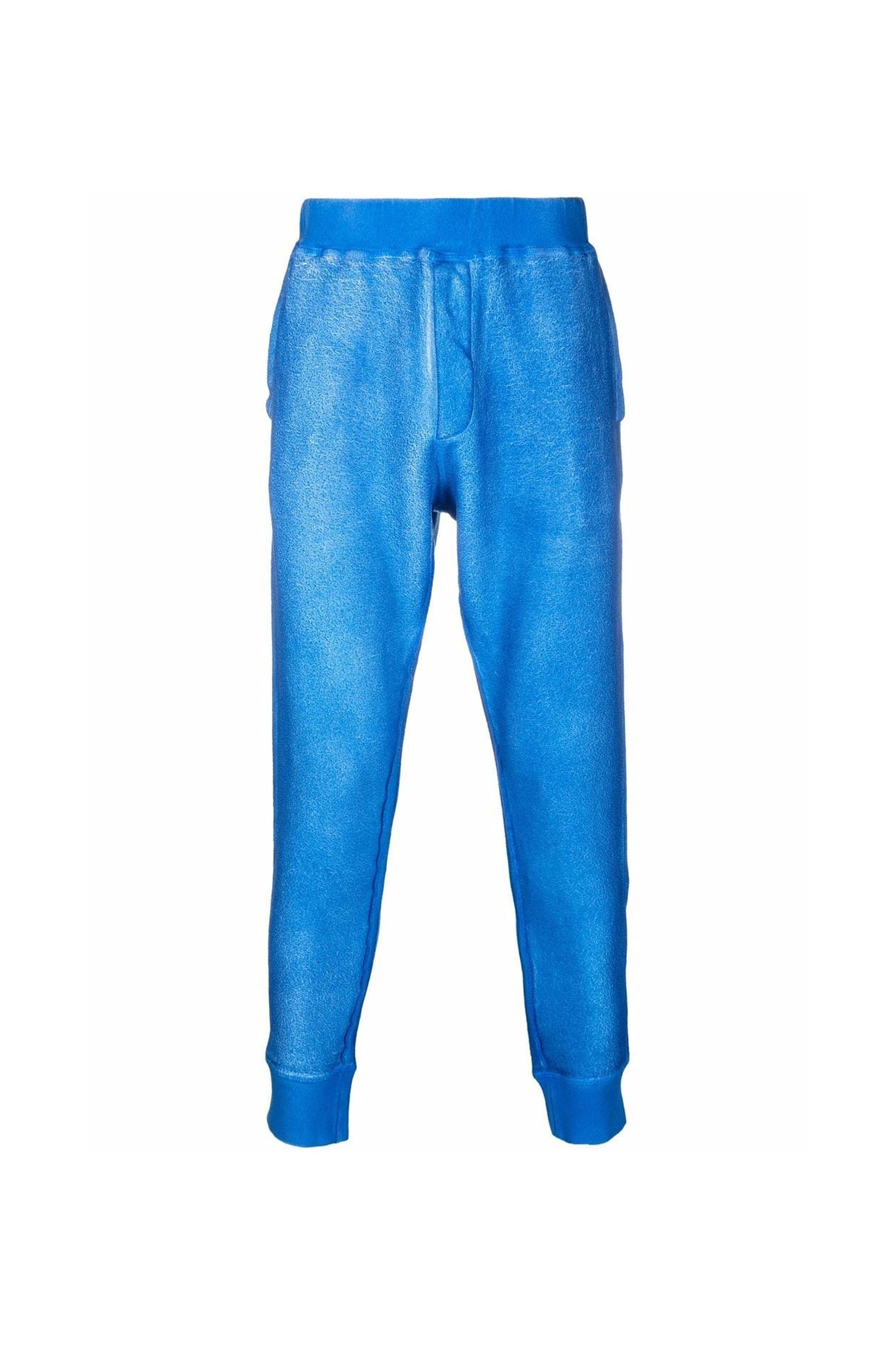 DSQUARED2 Blue Logo Print Sweatpants