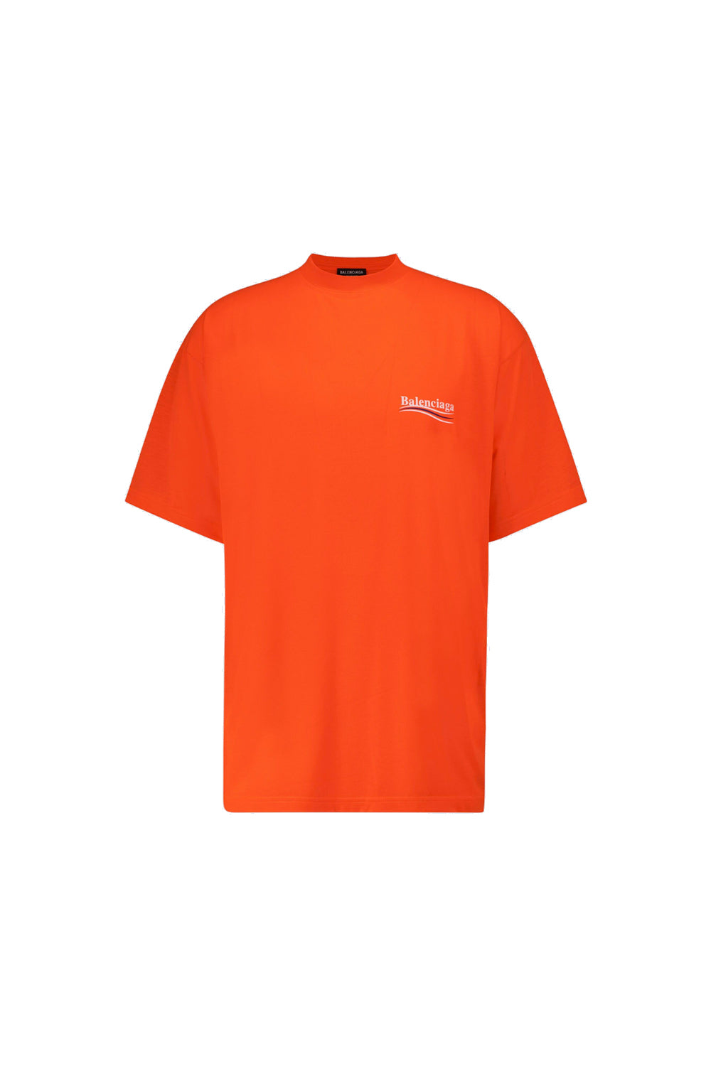 Balenciaga Men's Orange Political Campaign Large-fit T-shirt
