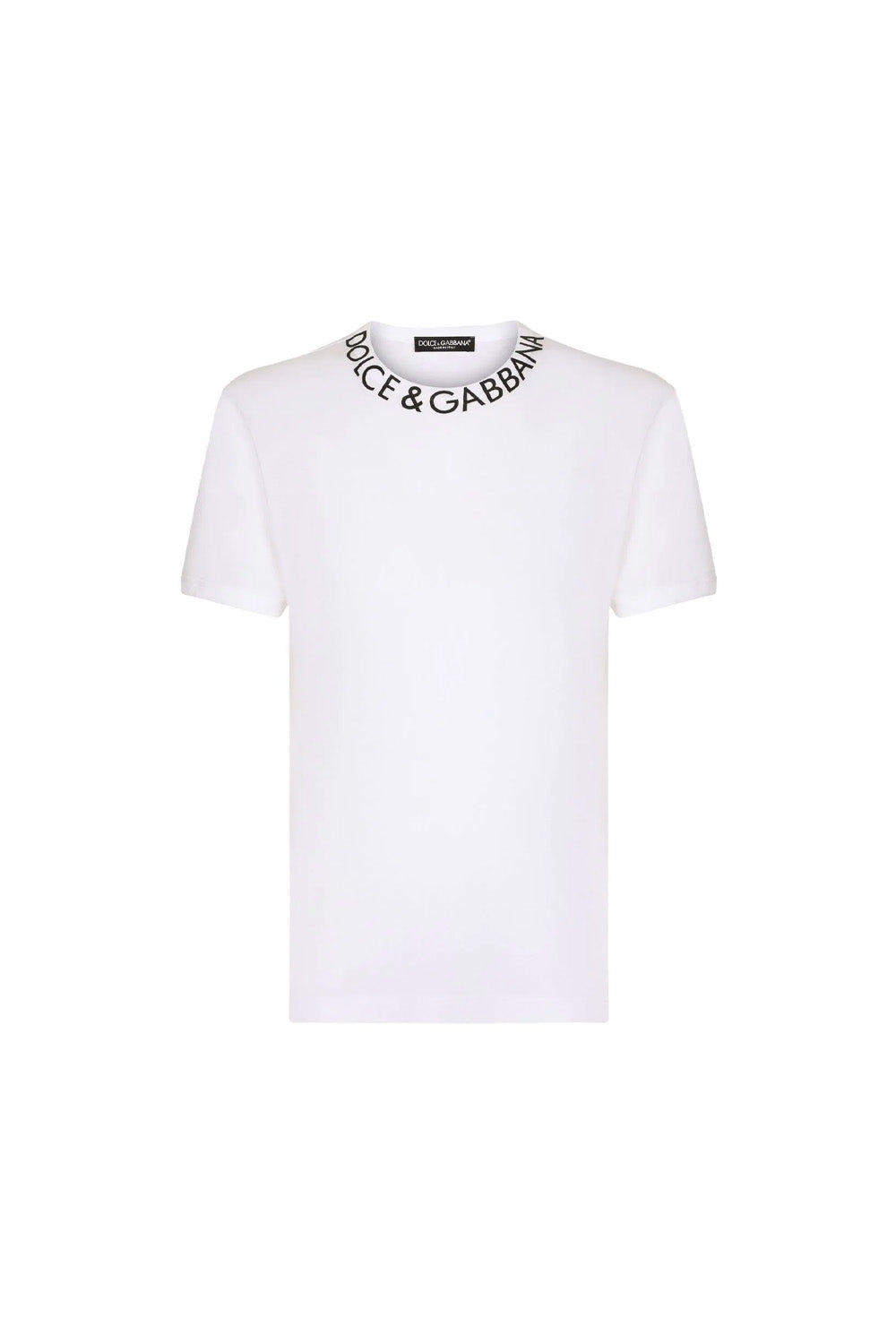 Dolce & Gabbana logo-print neckline T-shirt white