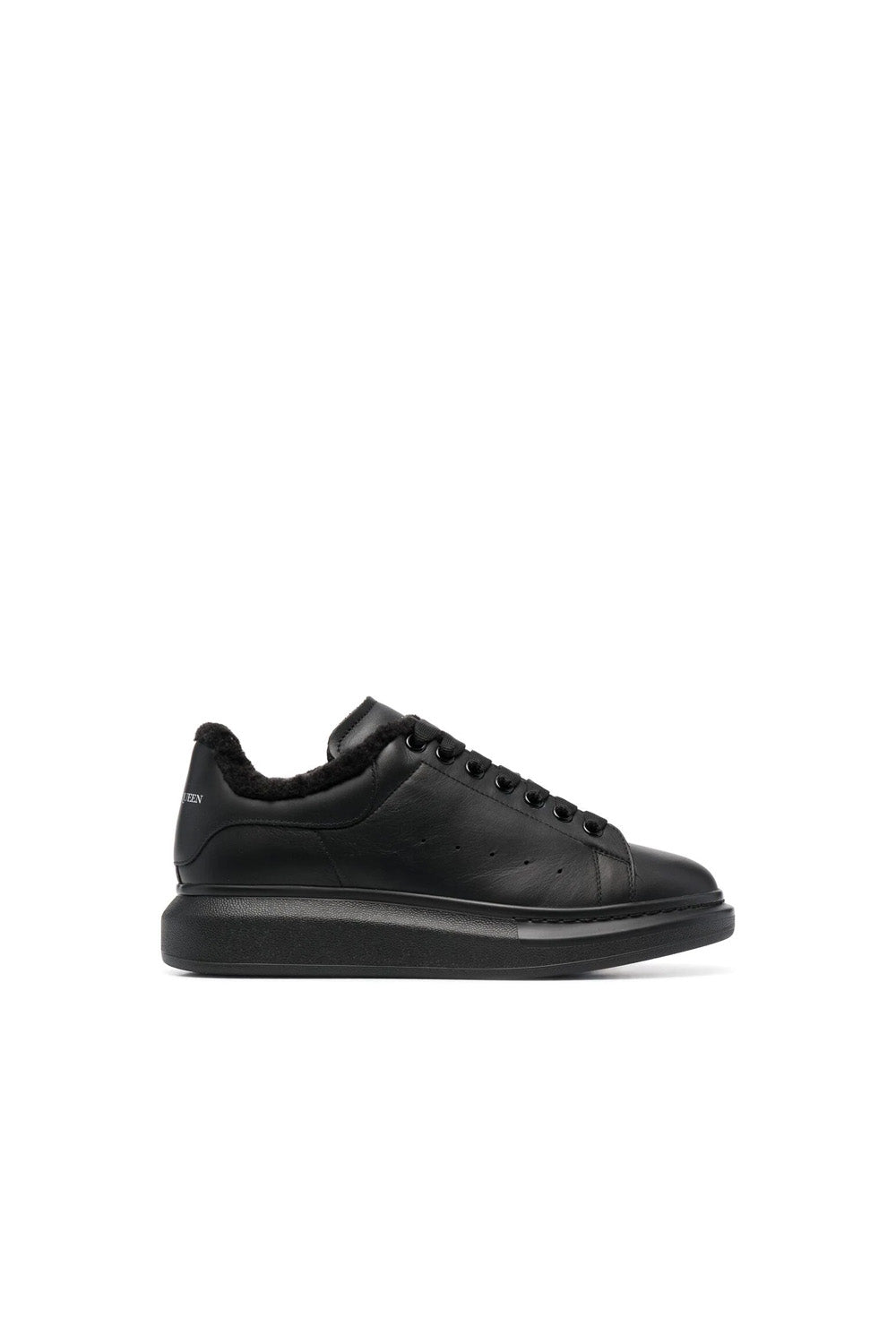 Alexander McQueen Oversized shearling-trim sneakers