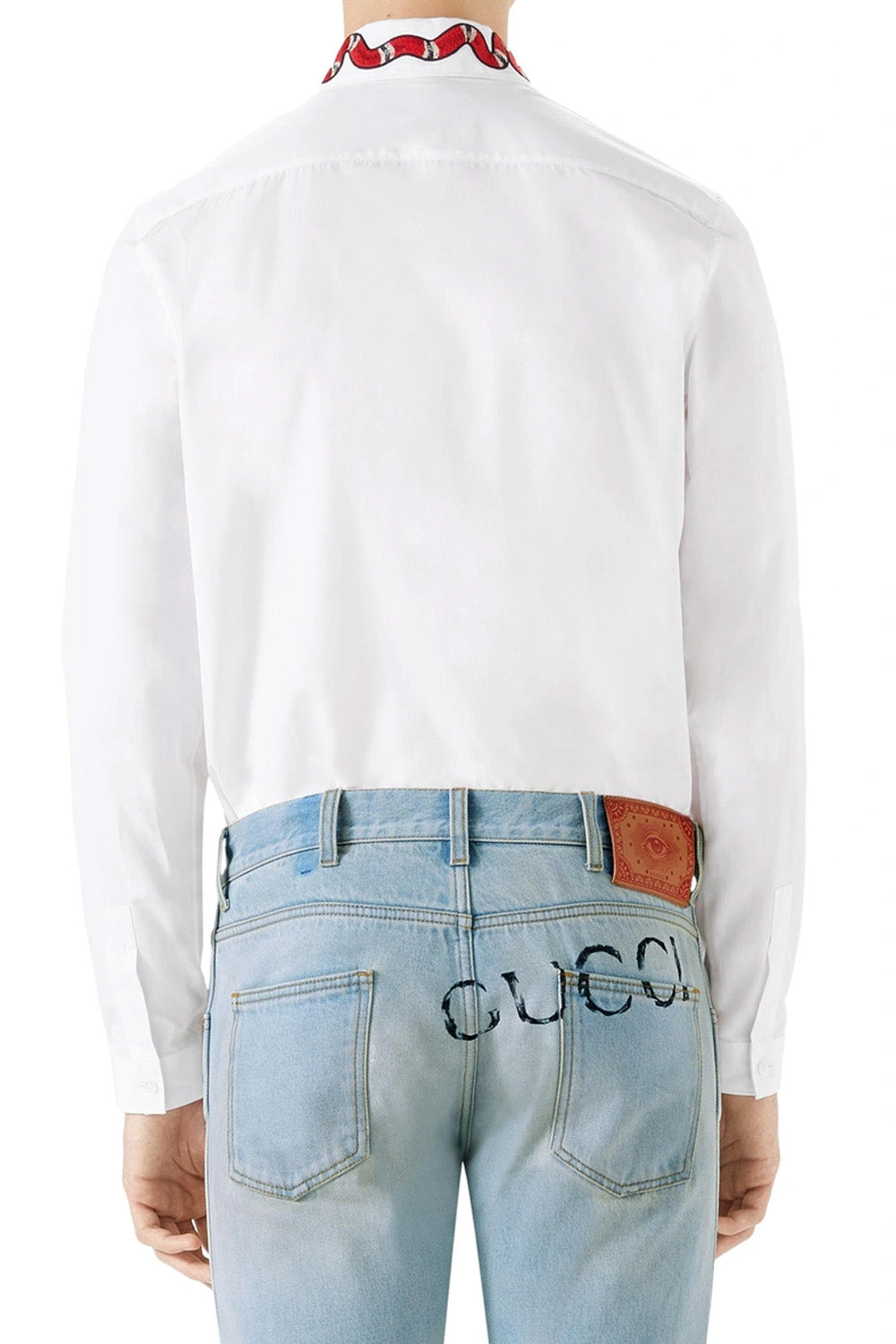 Gucci Cotton Duke shirt with snake