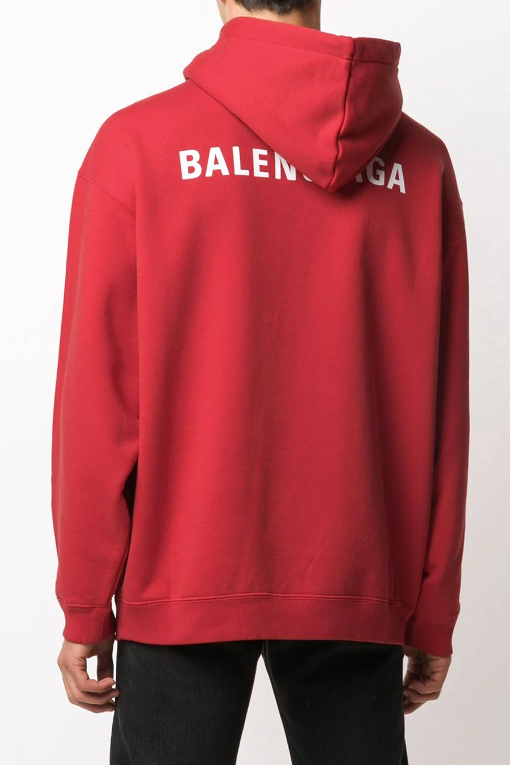 Balenciaga logo print hoodie