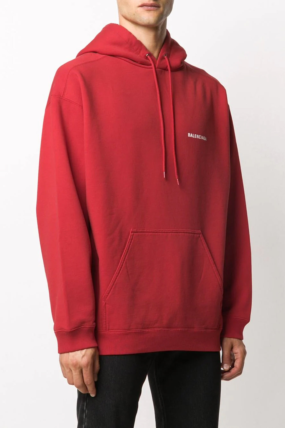Balenciaga logo print hoodie