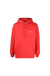 Balenciaga logo drawstring hoodie