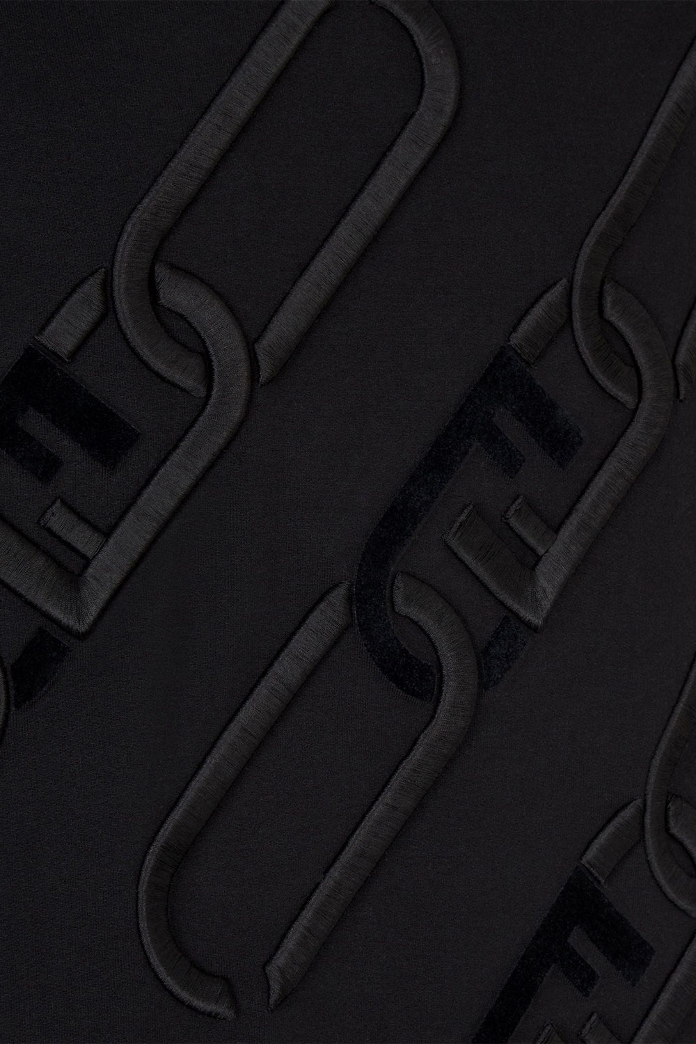 Fendi Black jersey hoodie